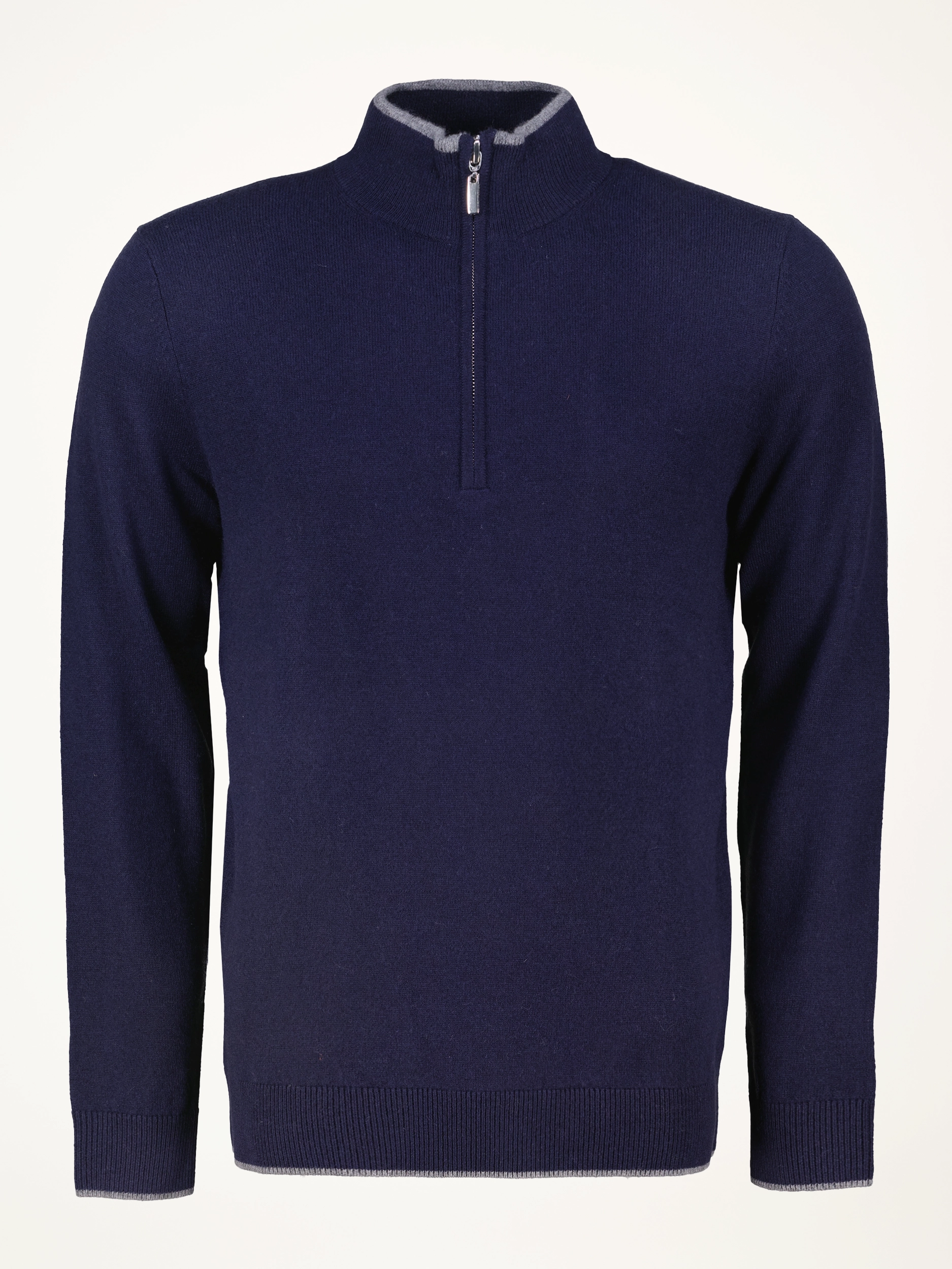 Pullover 'Troia' aus Merinowoll-Mix - Artikelansicht - Farbe: Blau