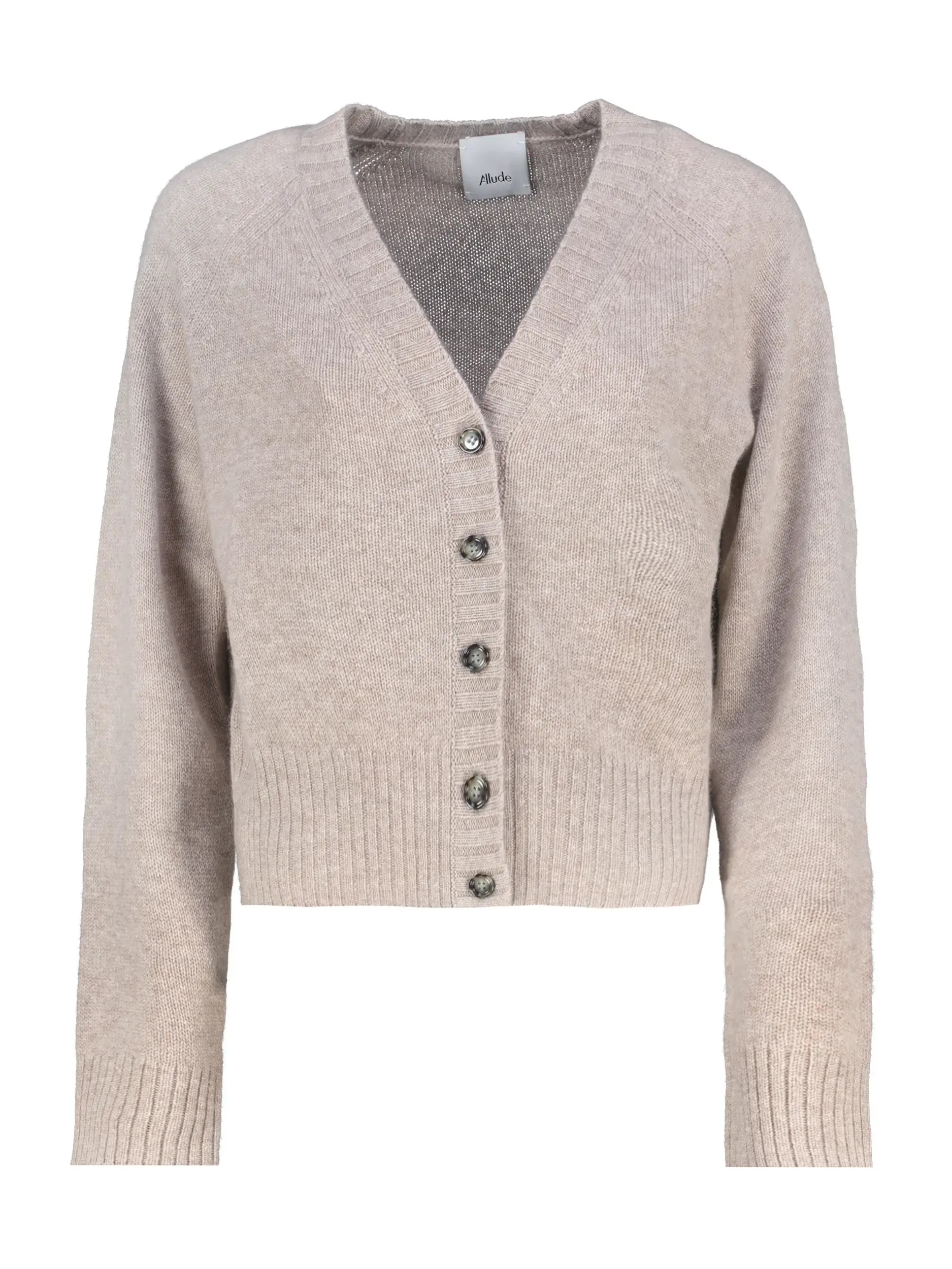 Strickjacke aus Kaschmir - Artikel Vorderseite - Farbe: Braun