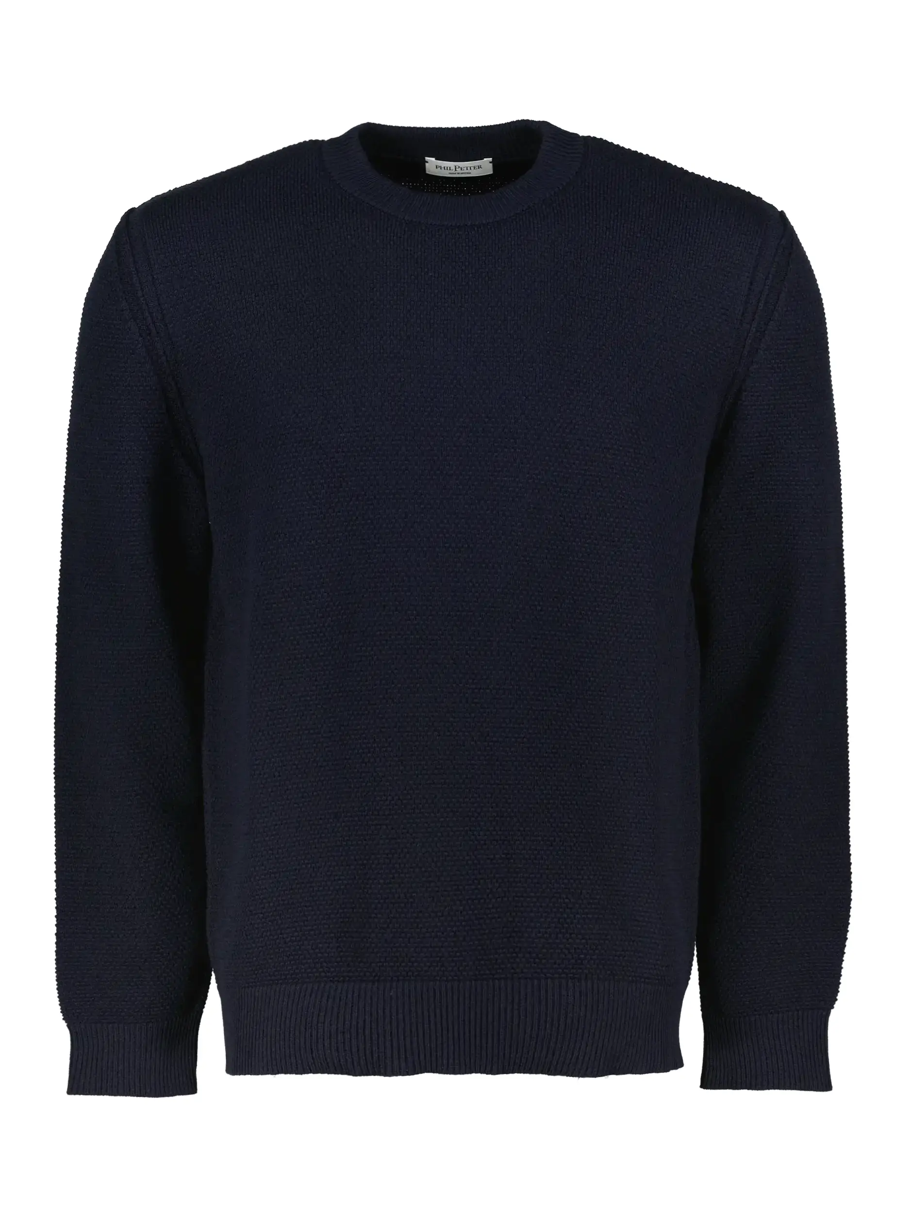 Pullover aus Wolle langarm - Artikel Vorderseite - Farbe: Blau