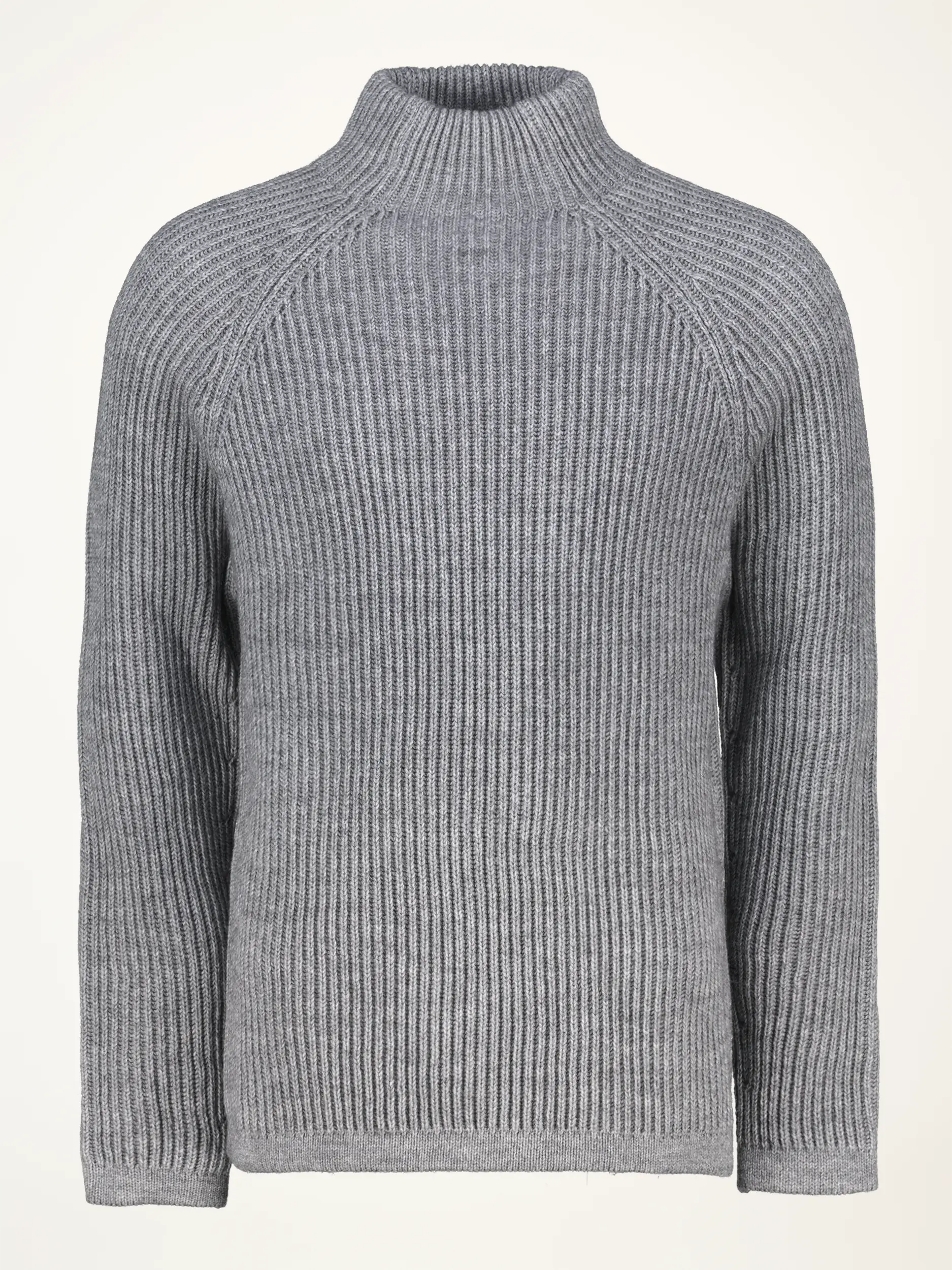 Pullover 'Arvid' aus Woll-Mix langarm - Artikelansicht - Farbe: Grau