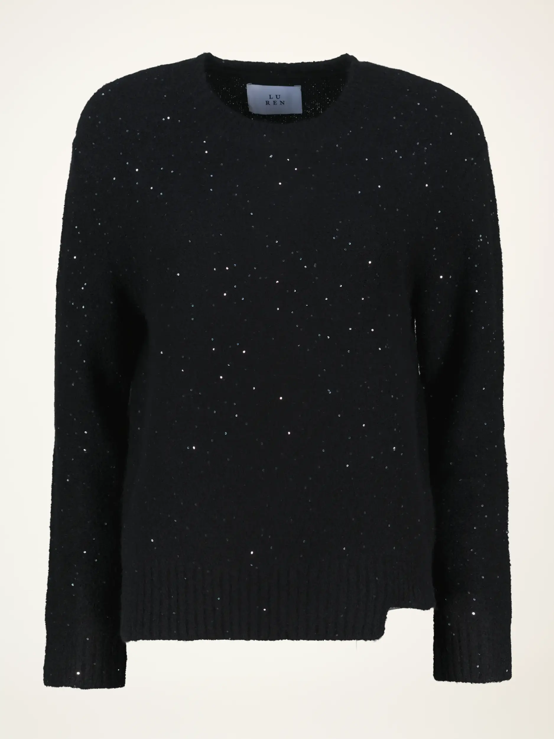 Pullover 'Belet' aus Kaschmir mit Glitzerpailletten langarm - Artikelansicht