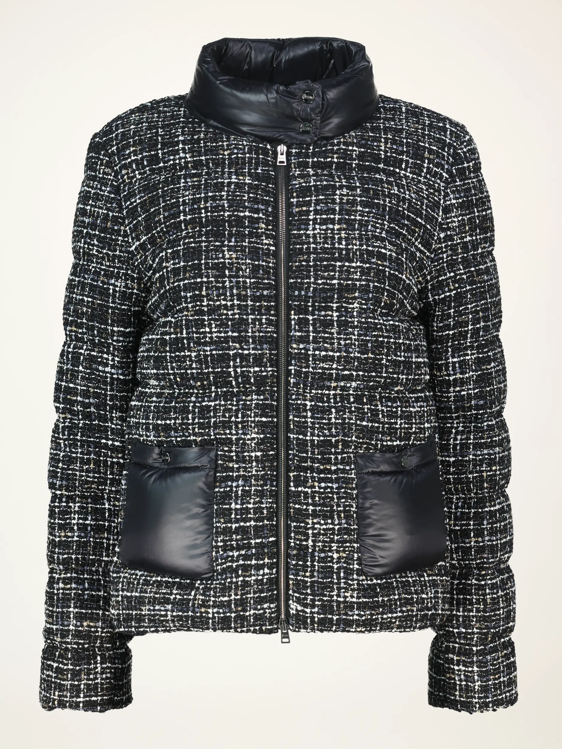 Steppjacke aus Tweed - Artikelansicht - Farbe: Schwarz