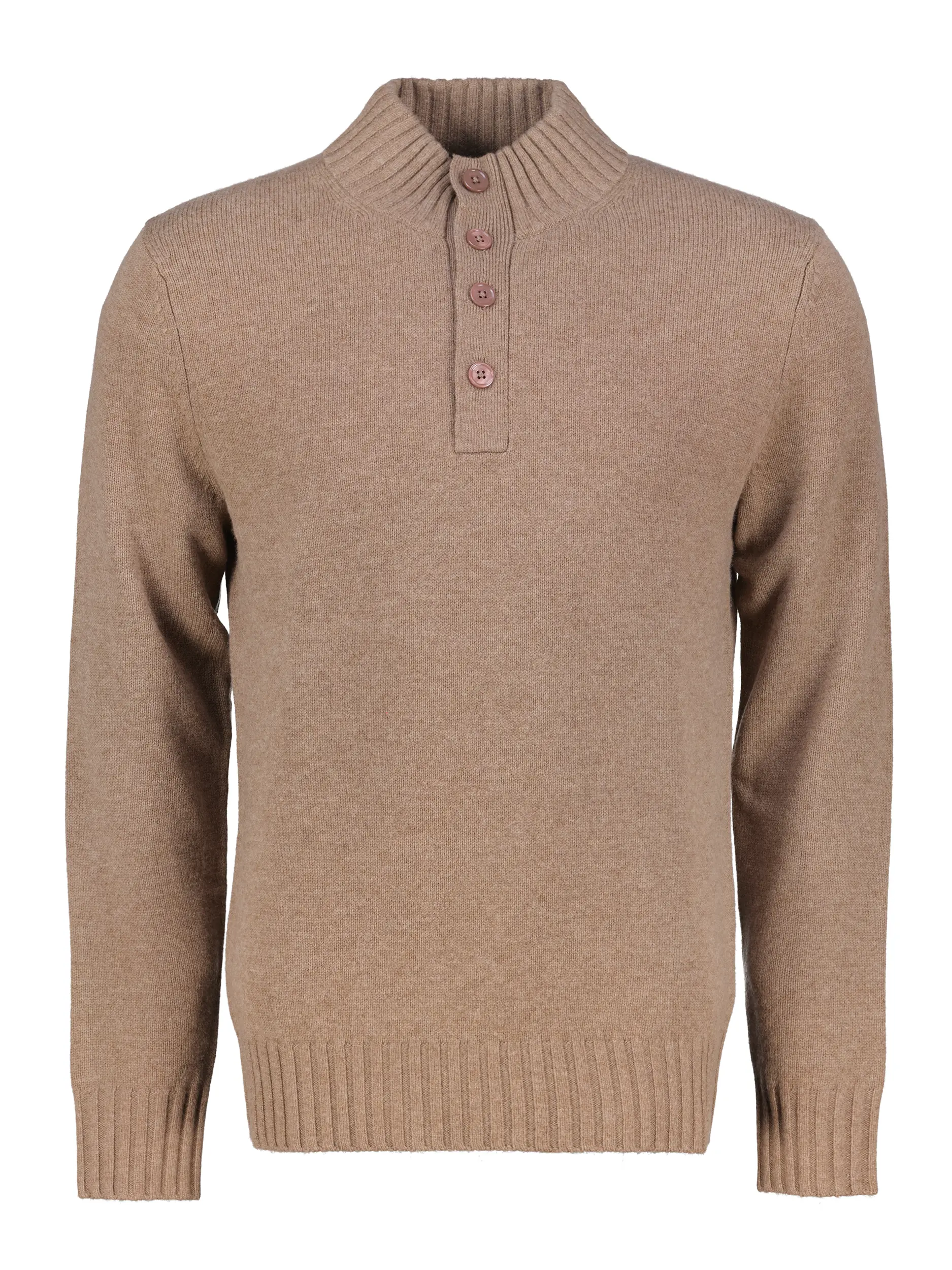 Pullover 'Capua' aus Merinowoll-Mix - Artikel Vorderseite - Farbe: Braun