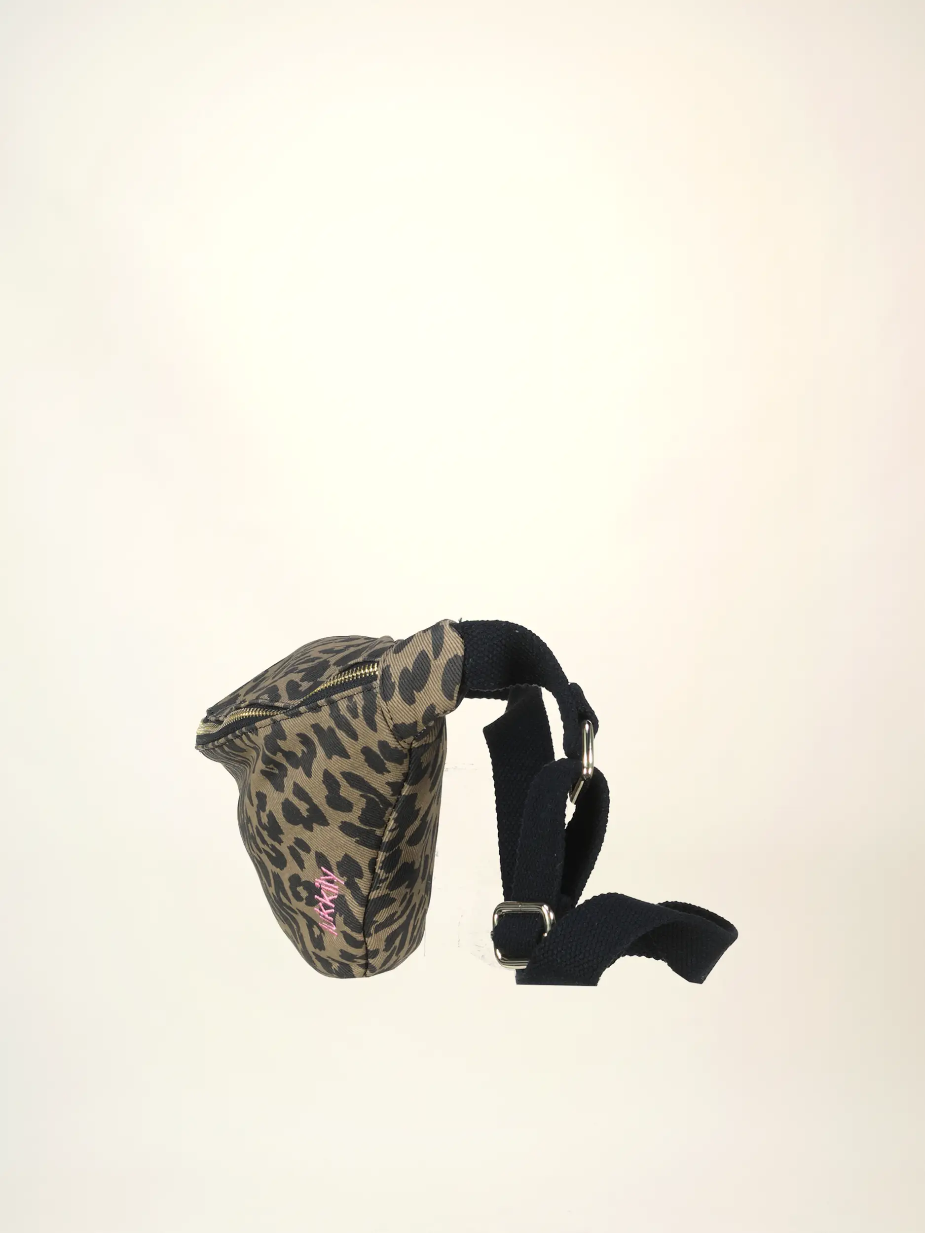 Bauchtasche mit Leoprint - Artikel weitere Detailansicht 1 - Farbe: Braun