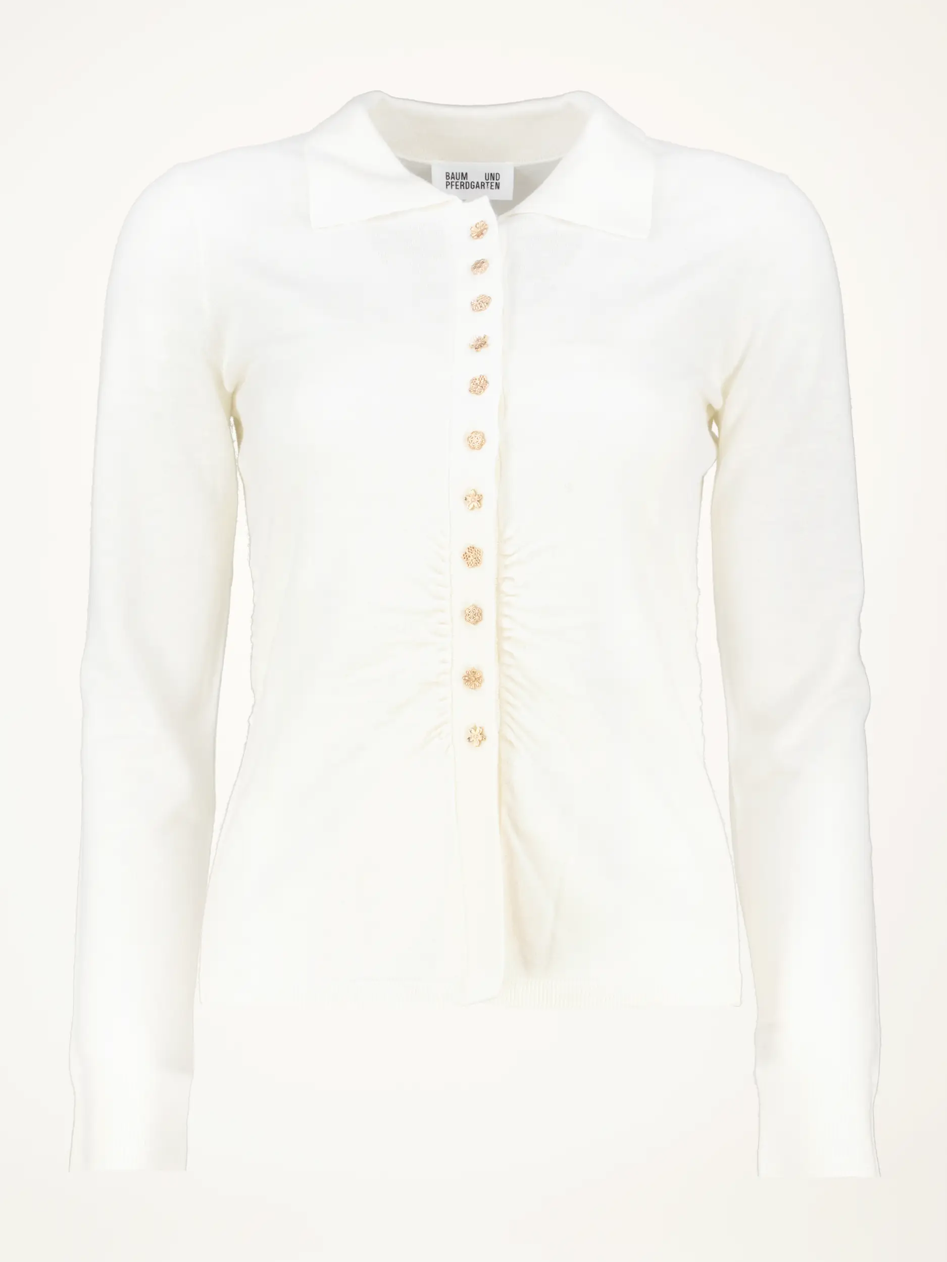 Poloshirt aus Wolle - Artikelansicht - Farbe: Creme