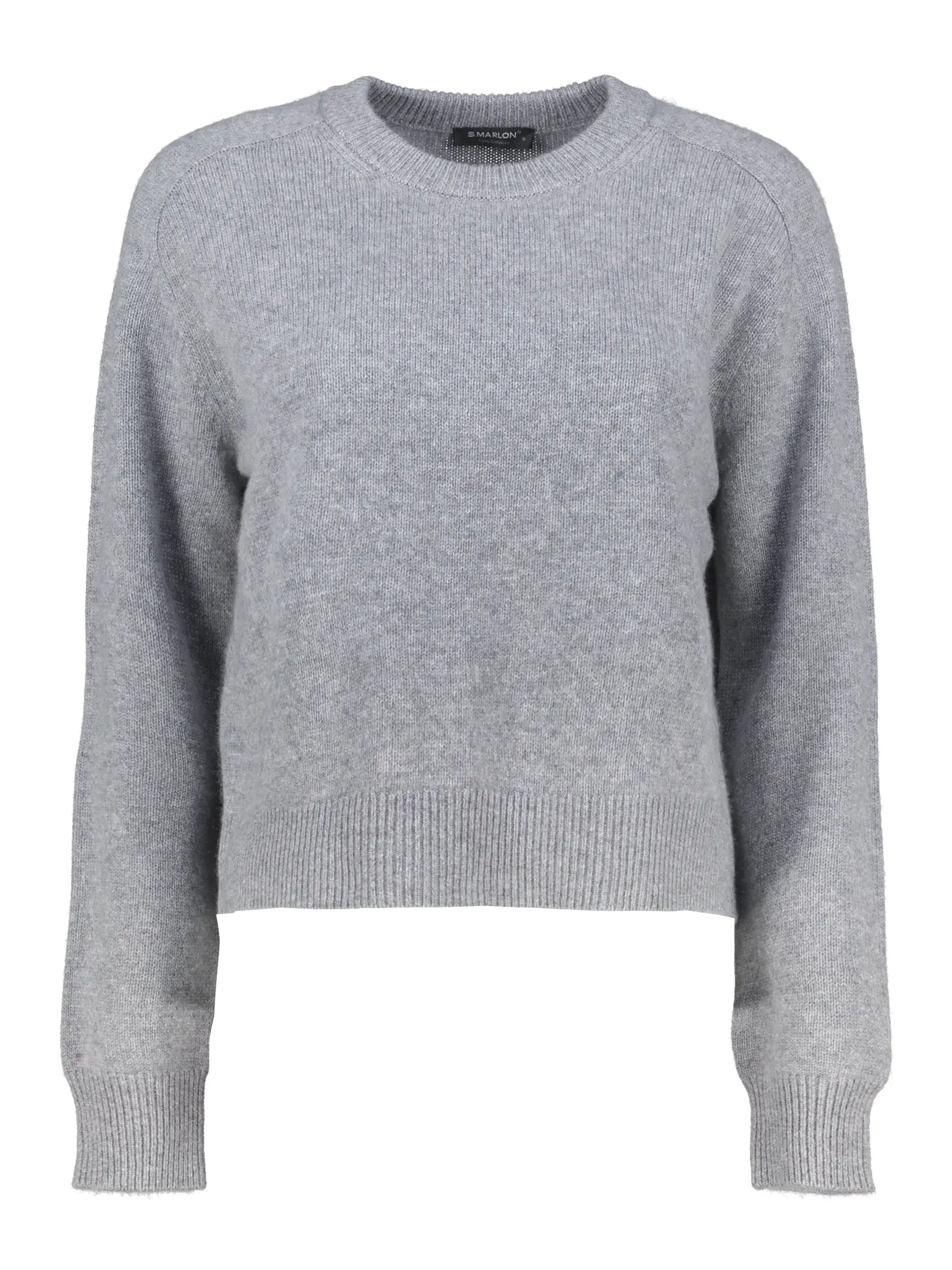 Pullover aus Kaschmir langarm - Artikel Vorderseite - Farbe: Grau