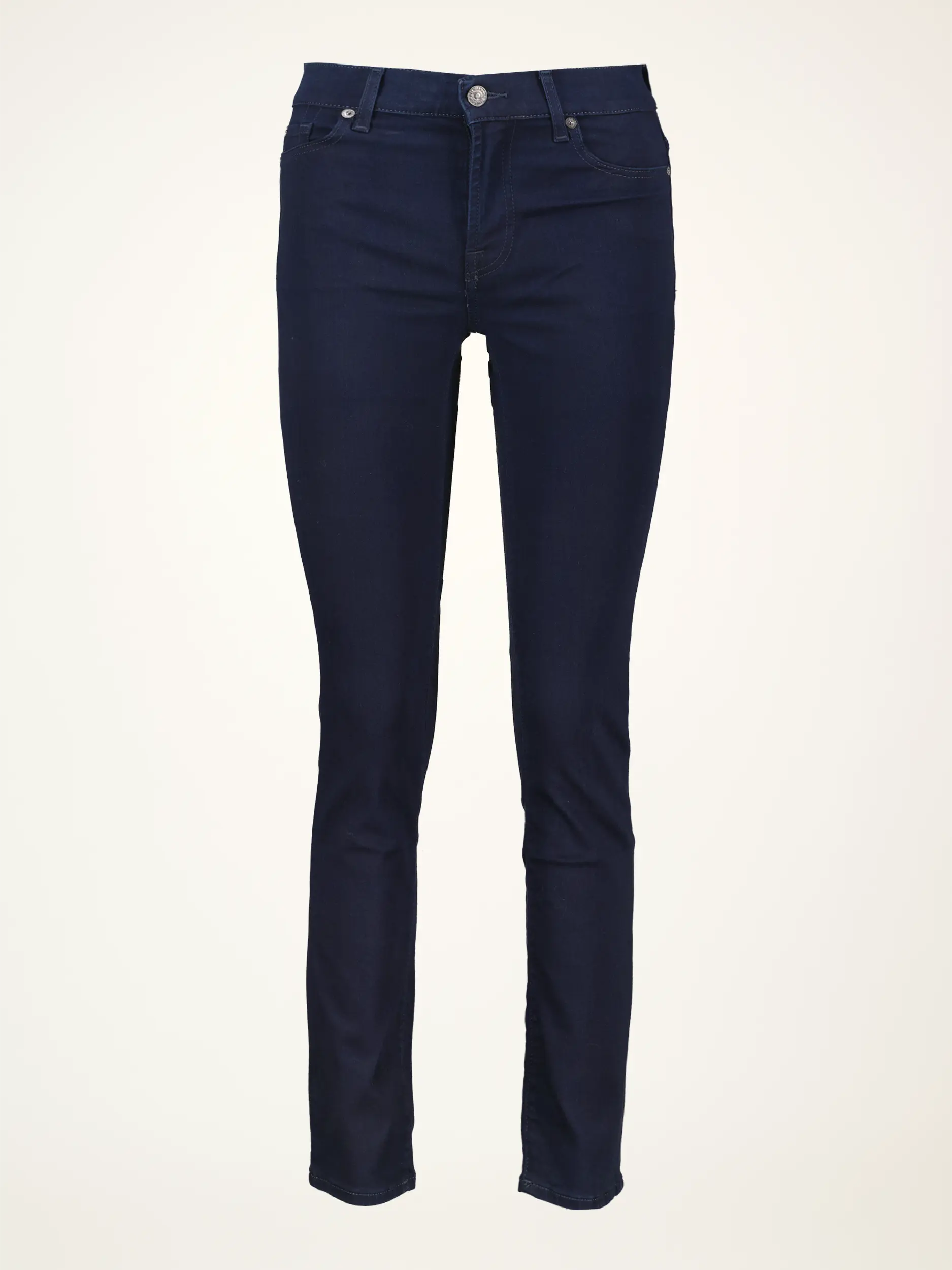 Mid Rise Slim Fit Jeans 'Roxanne' - Artikelansicht - Farbe: Blau