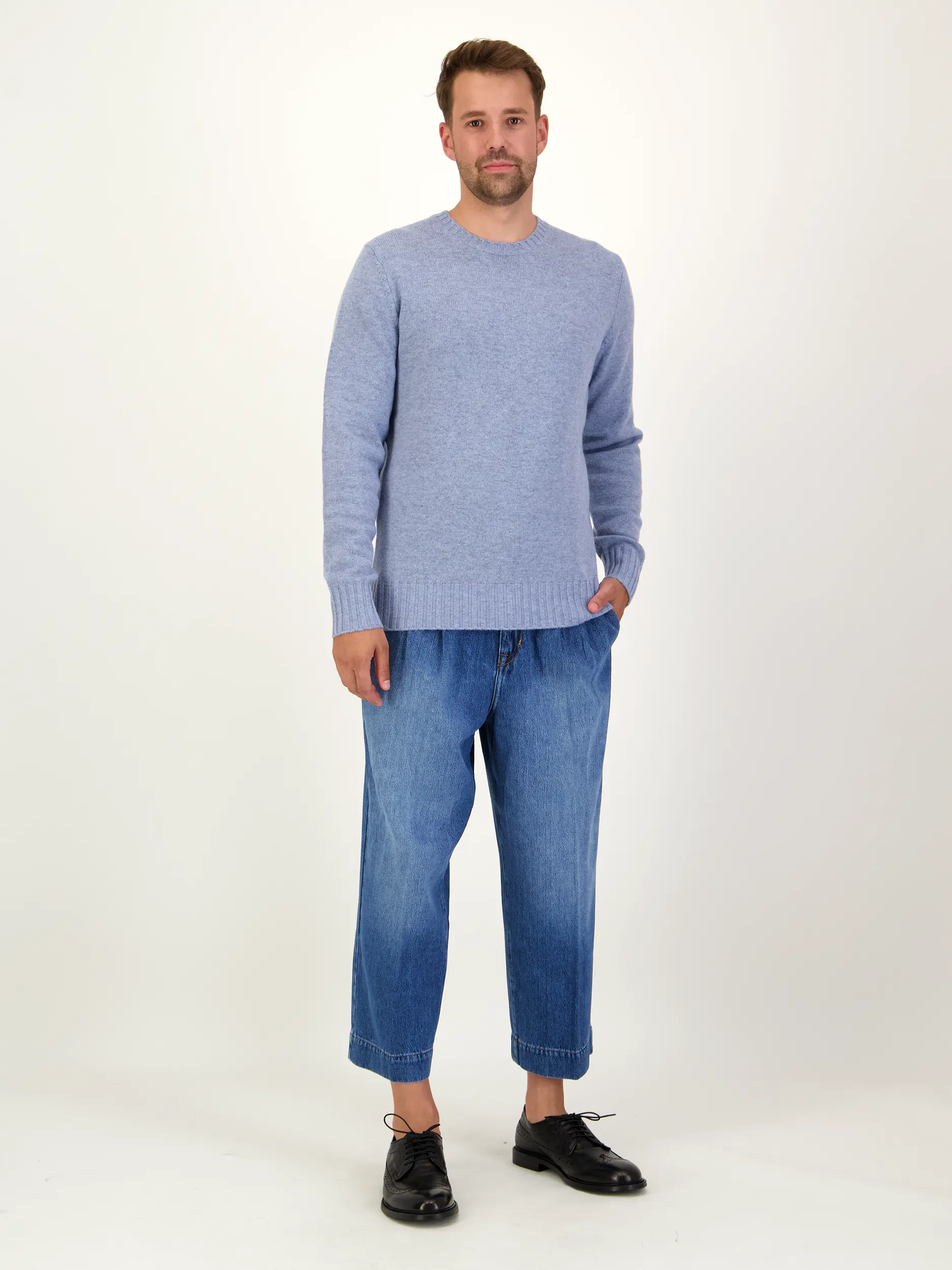 High Waist Wide Leg Unisex Jeans 'Noa Crop' - Artikel weitere Detailansicht 1