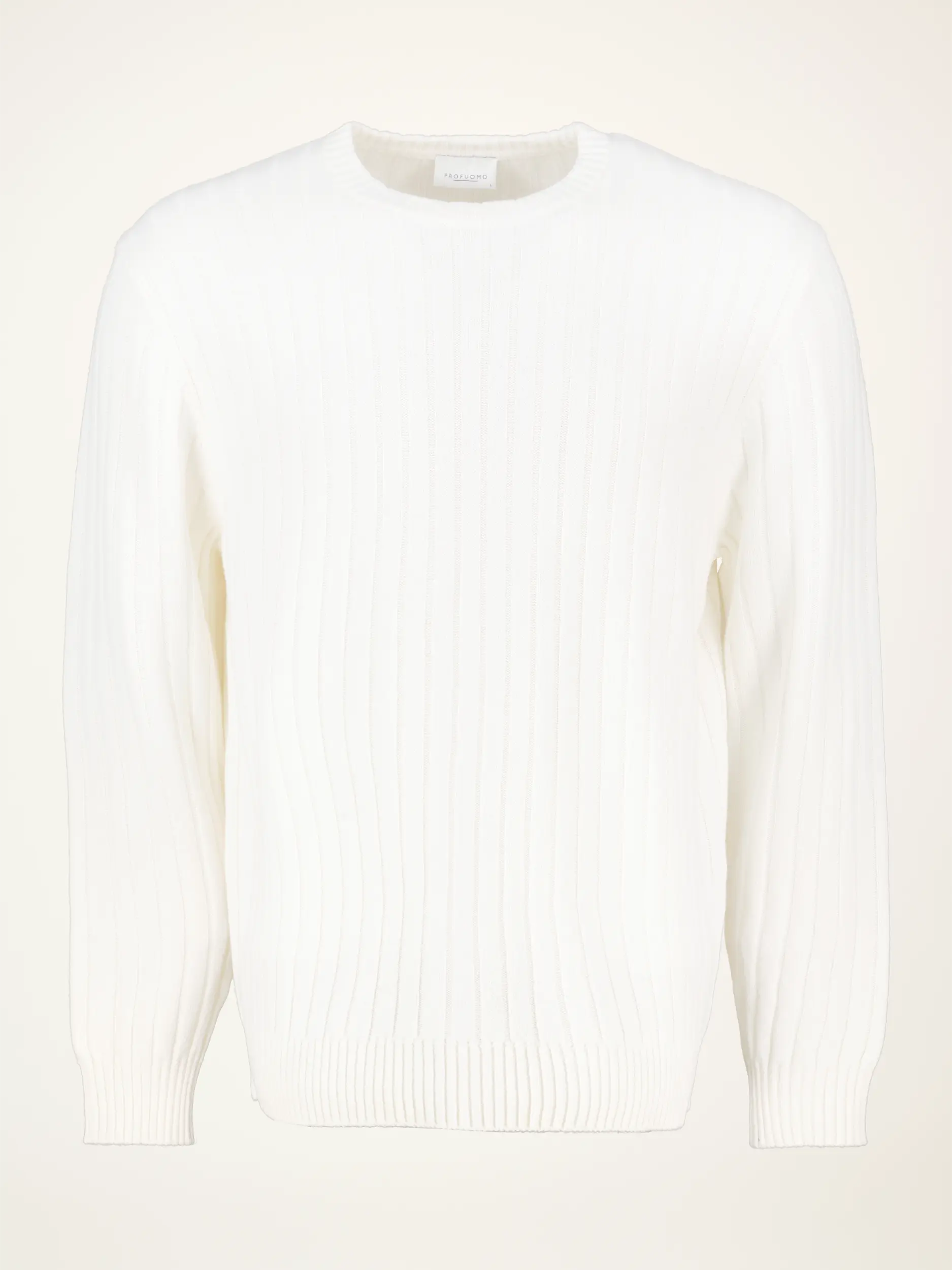Pullover aus Woll-Mix langarm - Artikelansicht - Farbe: Creme