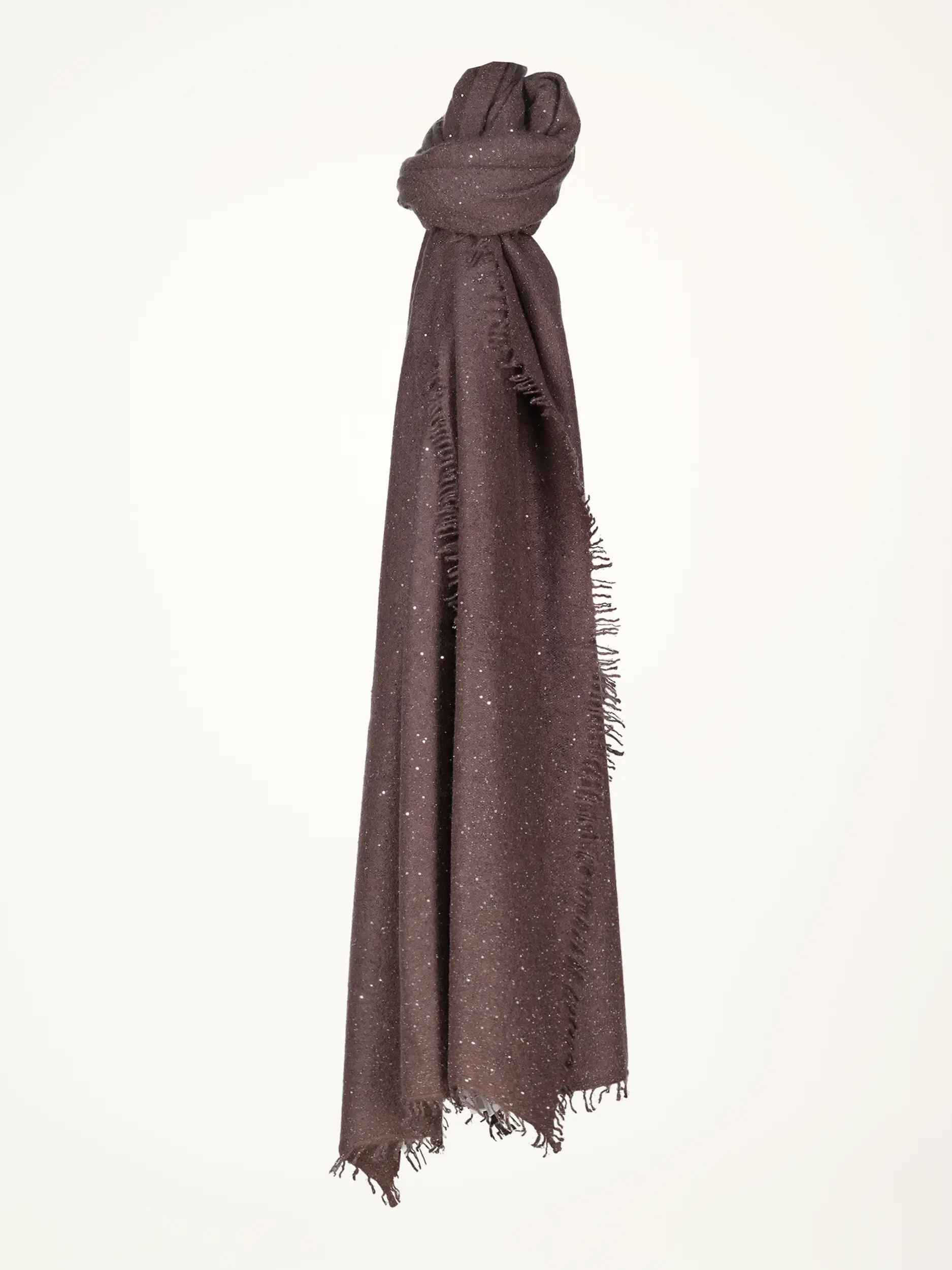 Schal mit Pailletten - Artikelansicht - Farbe: Braun