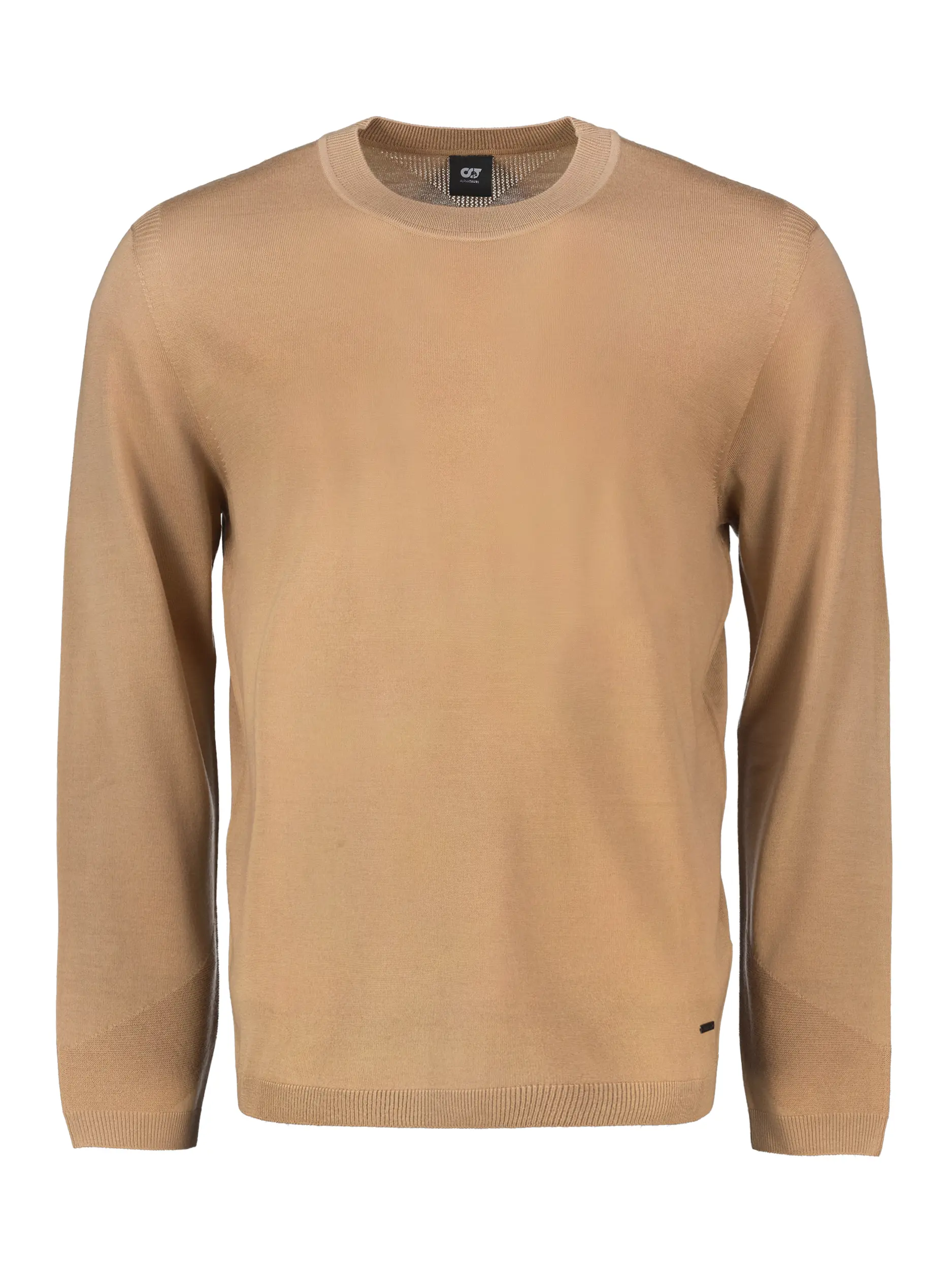 Pullover 'Foton' aus Wolle langarm - Artikel Vorderseite - Farbe: Braun