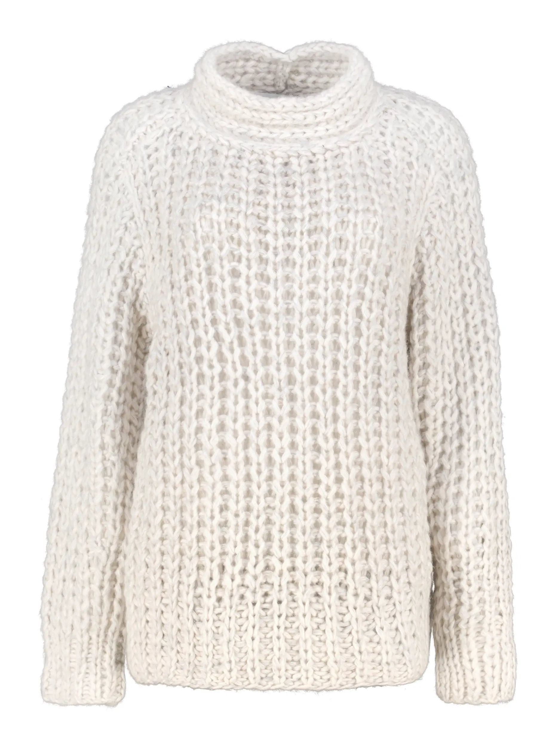 Pullover 'Viborg' aus Kaschmir langarm - Artikel Vorderseite - Farbe: Creme