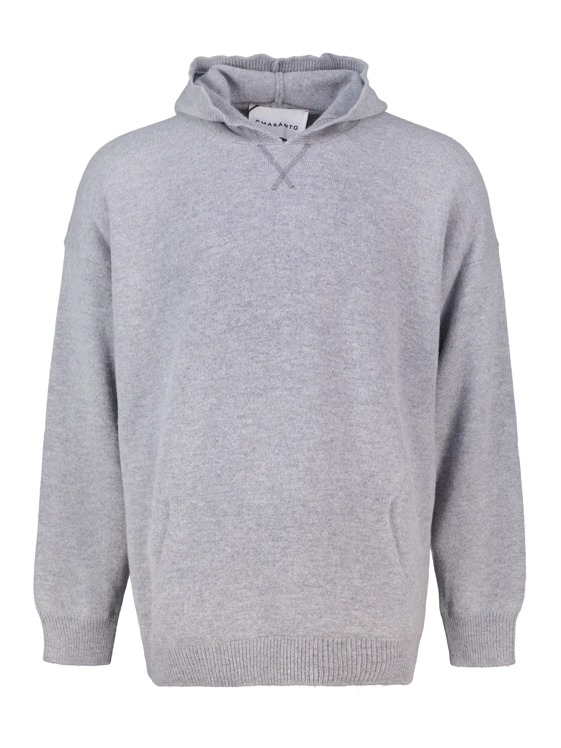 Pullover aus Wolle langarm - Artikel Vorderseite - Farbe: Grau