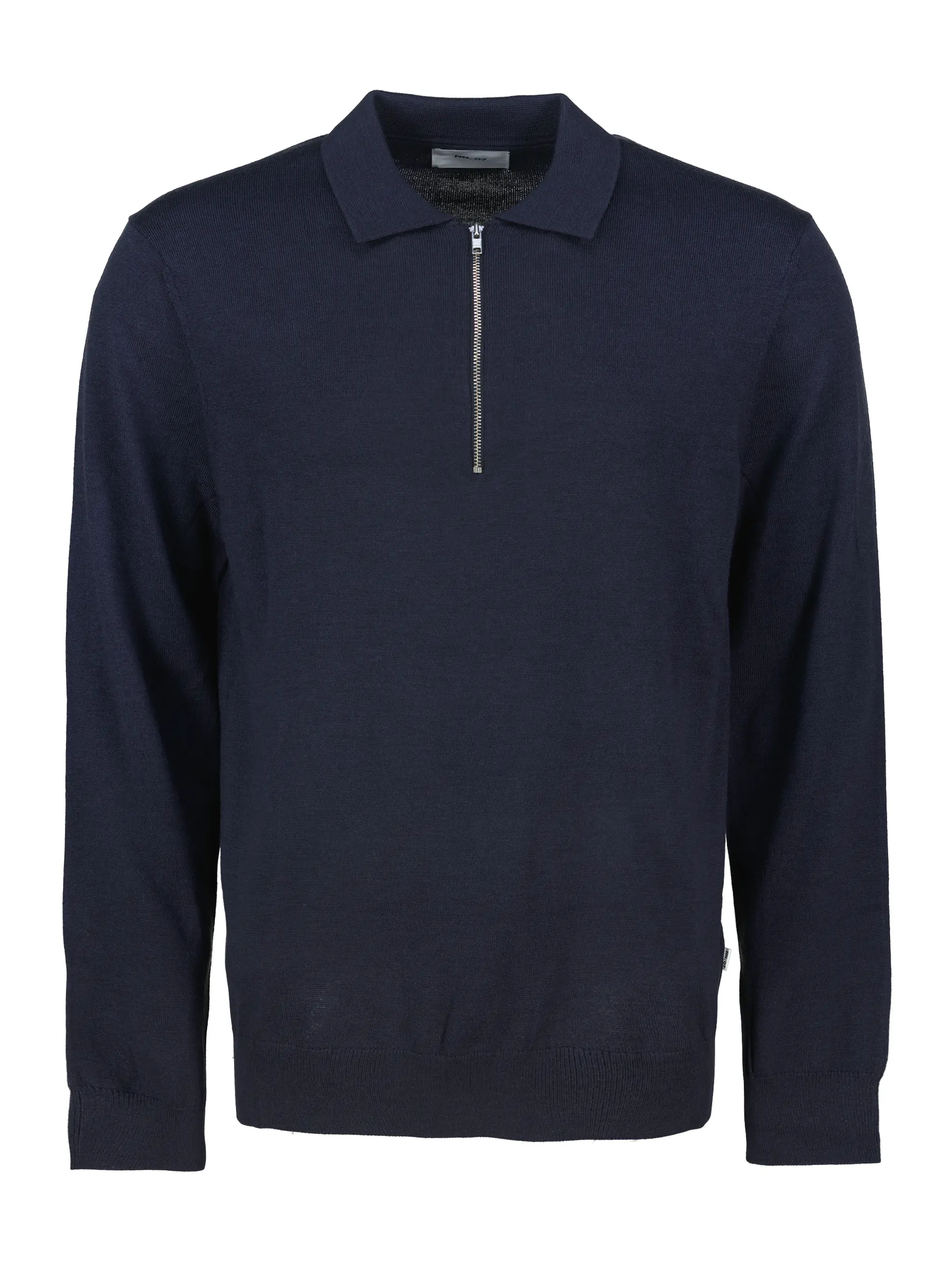 Pullover 'Sergio' aus Wolle langarm - Artikel Vorderseite - Farbe: Blau