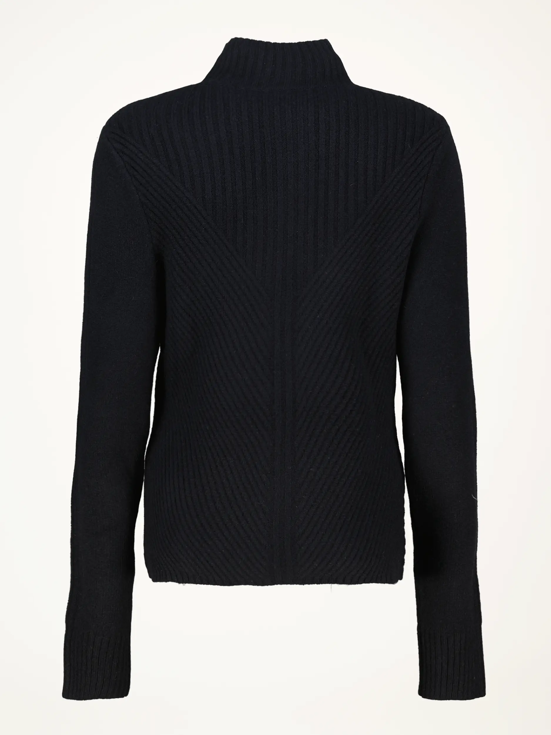 Pullover 'Shannon' aus Kaschmir - Artikel Rückseite - Farbe: Schwarz