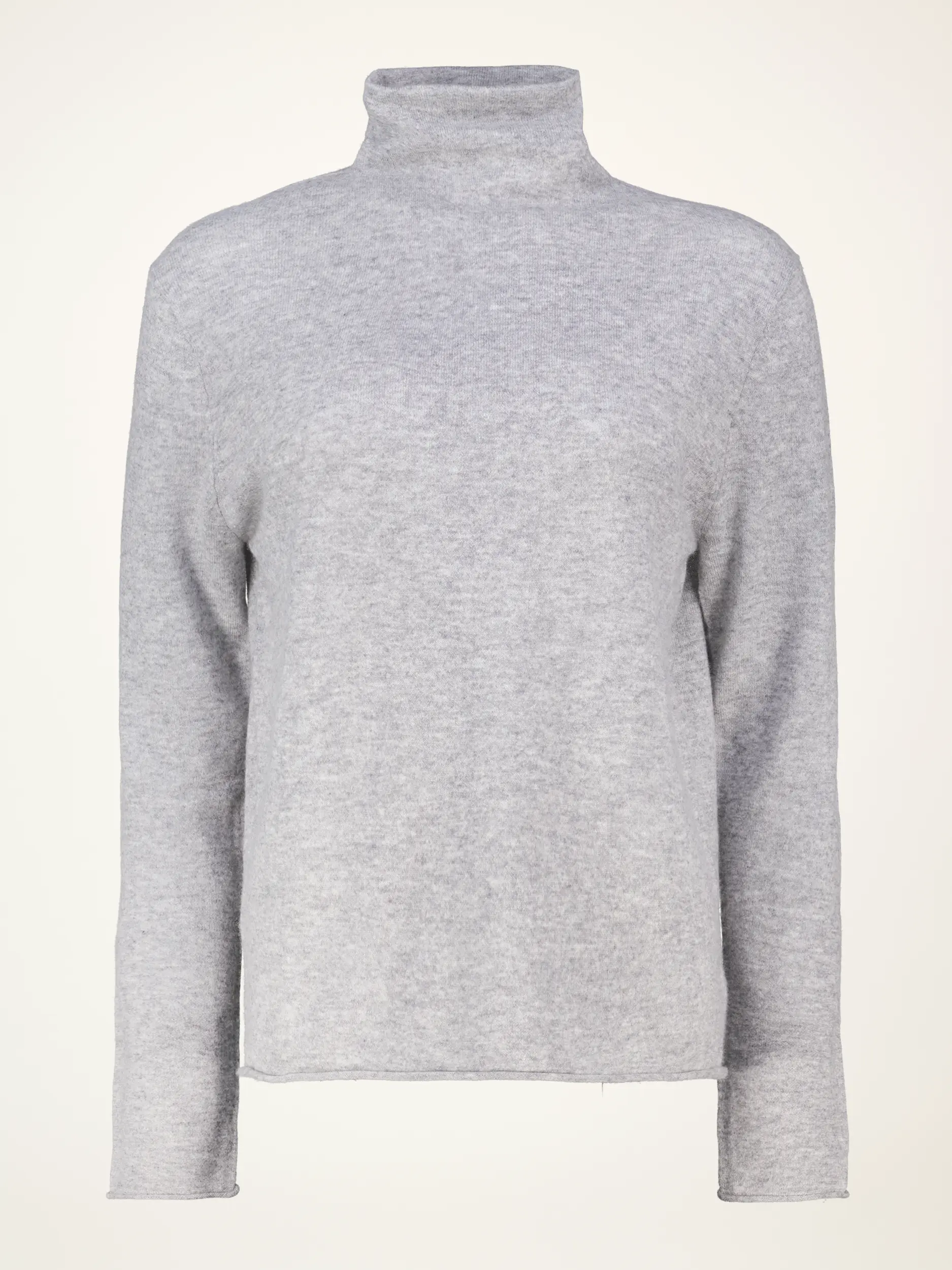 Rollkragenpullover aus Kaschmir langarm - Artikelansicht - Farbe: Grau