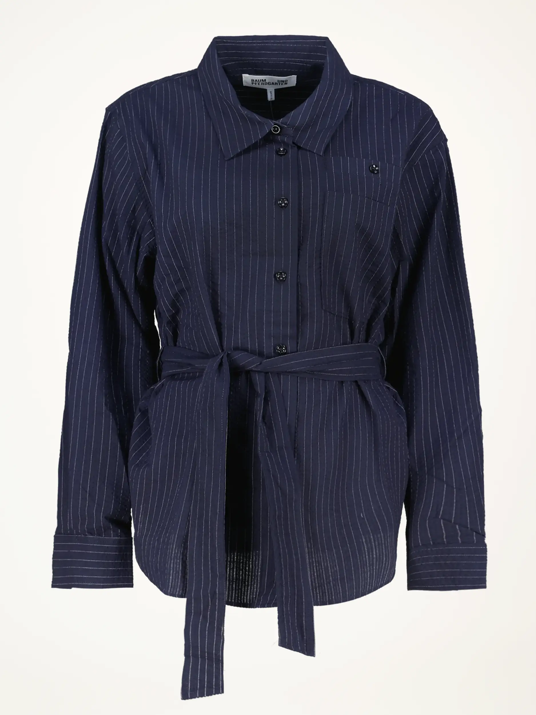 Bluse langarm - Artikelansicht - Farbe: Blau