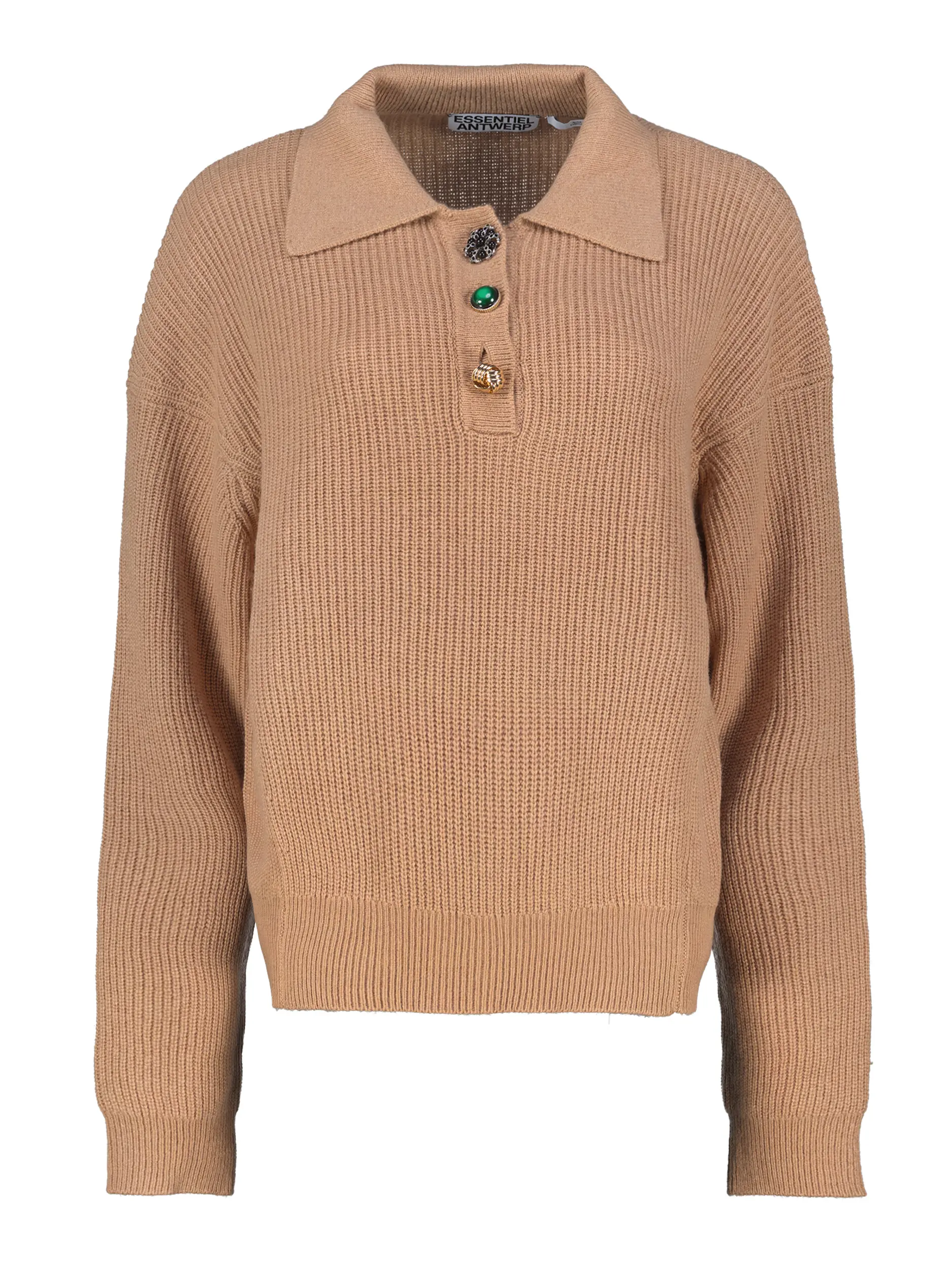 Pullover 'Imetal' aus Woll-Mix - Artikel Vorderseite - Farbe: Braun