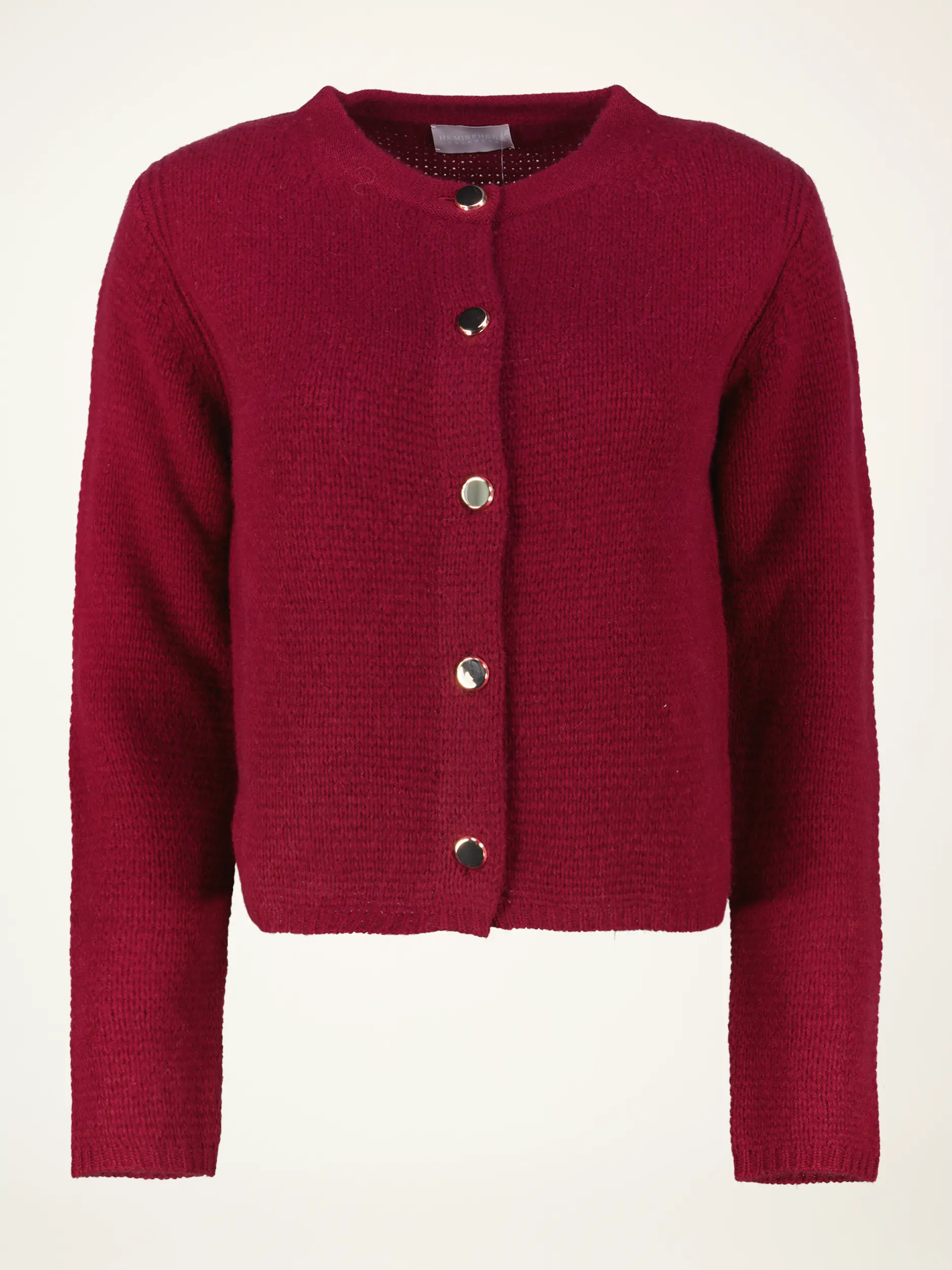 Strickjacke aus Kaschmir - Artikelansicht - Farbe: Rot