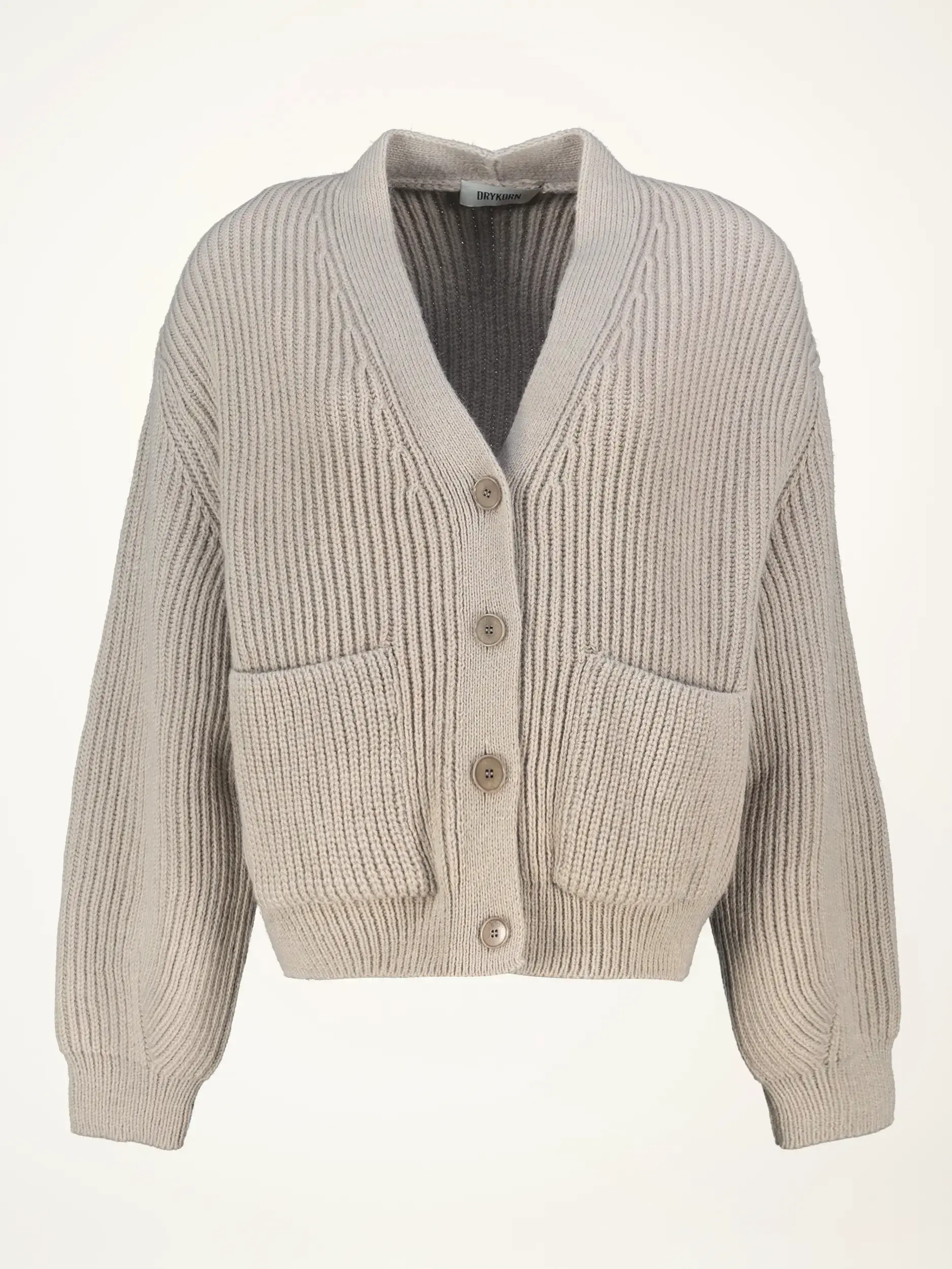 Strickjacke 'Coopie' aus Woll-Mix - Artikelansicht - Farbe: Braun