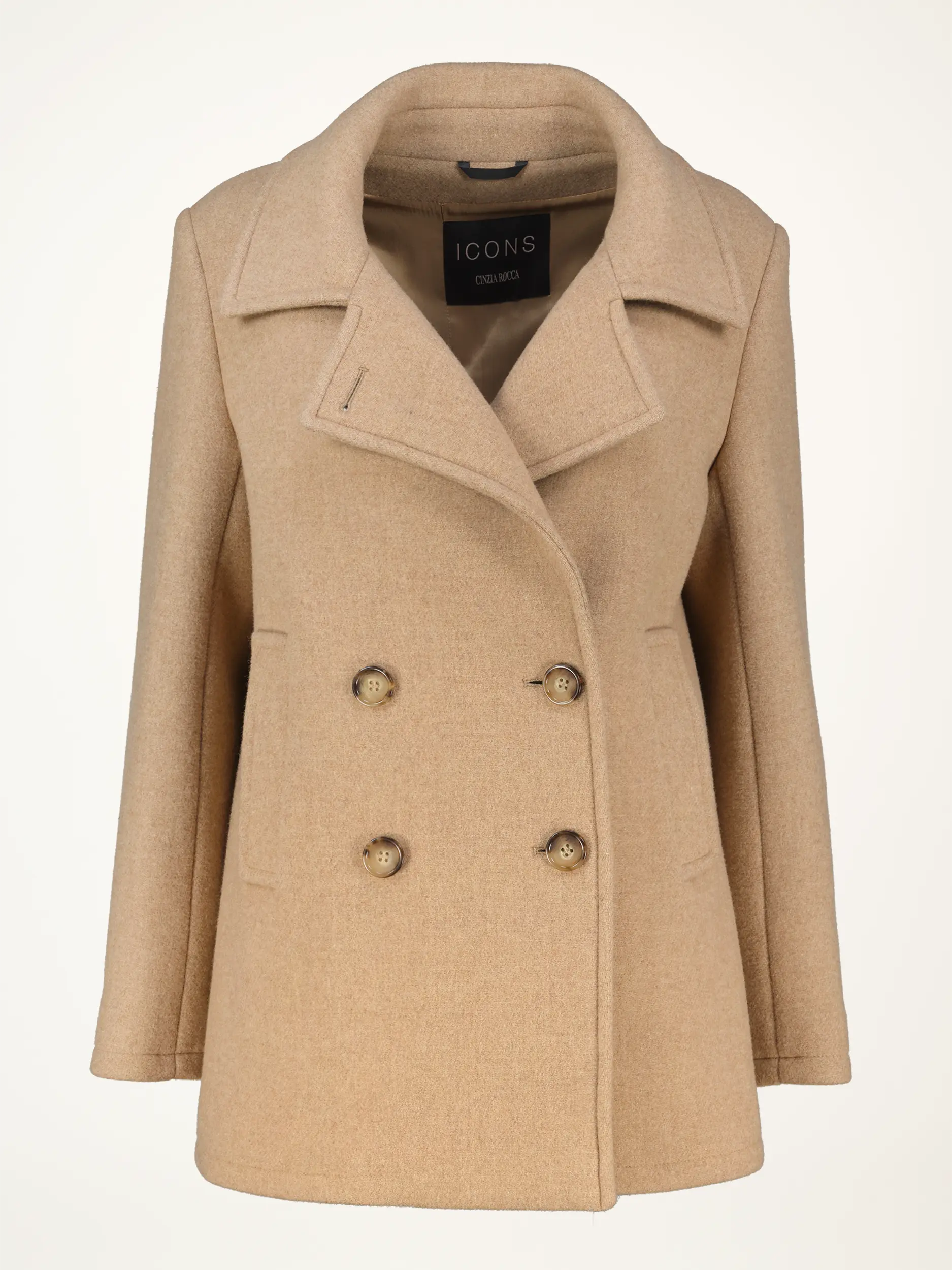 Cabanjacke aus Woll-Mix - Artikelansicht - Farbe: Braun