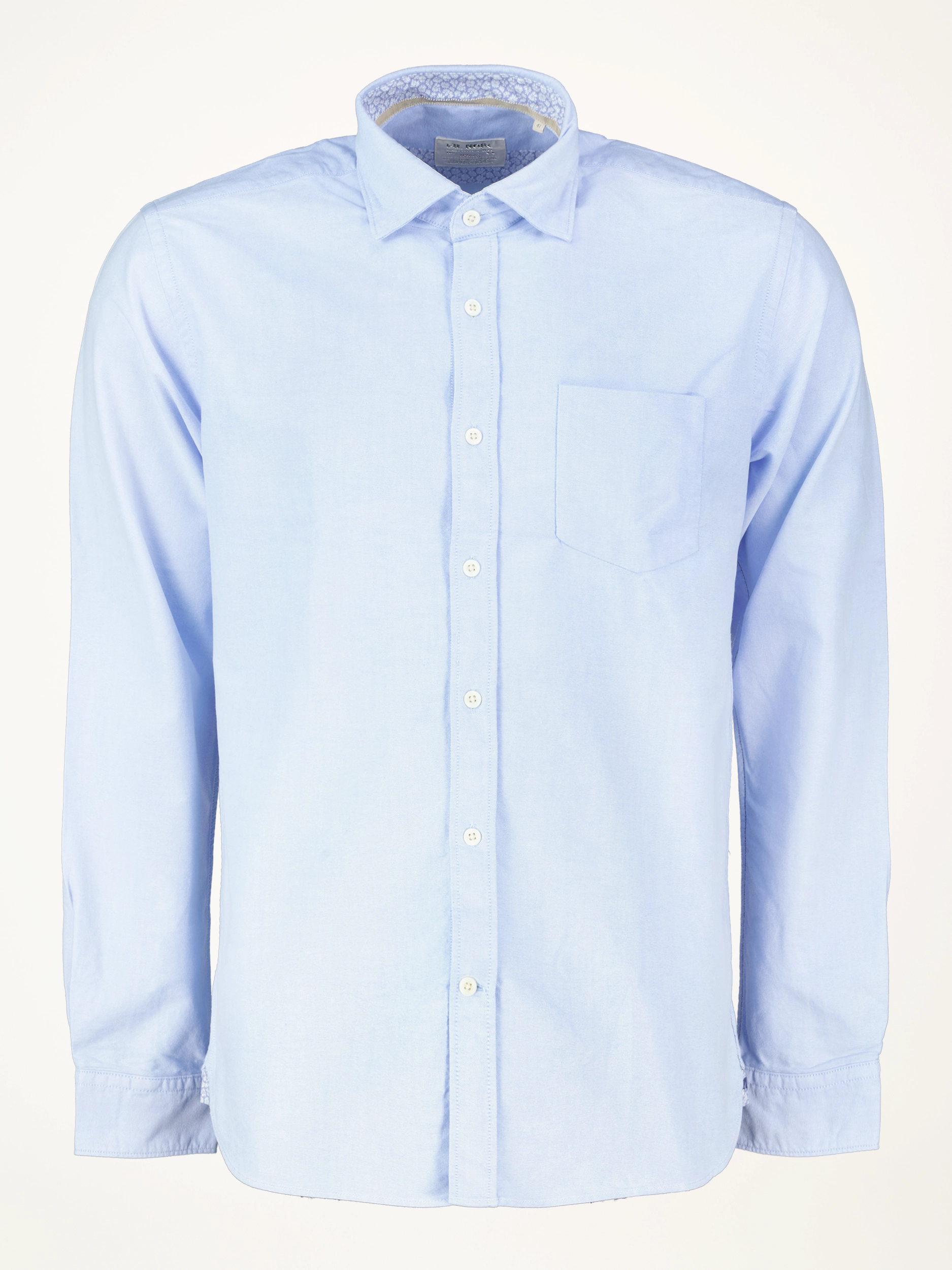 Hemd mit Button-Down-Kragen langarm - Artikelansicht - Farbe: Blau Hemd mit Button-Down-Kragen langarm - Artikelansicht - Farbe: Blau