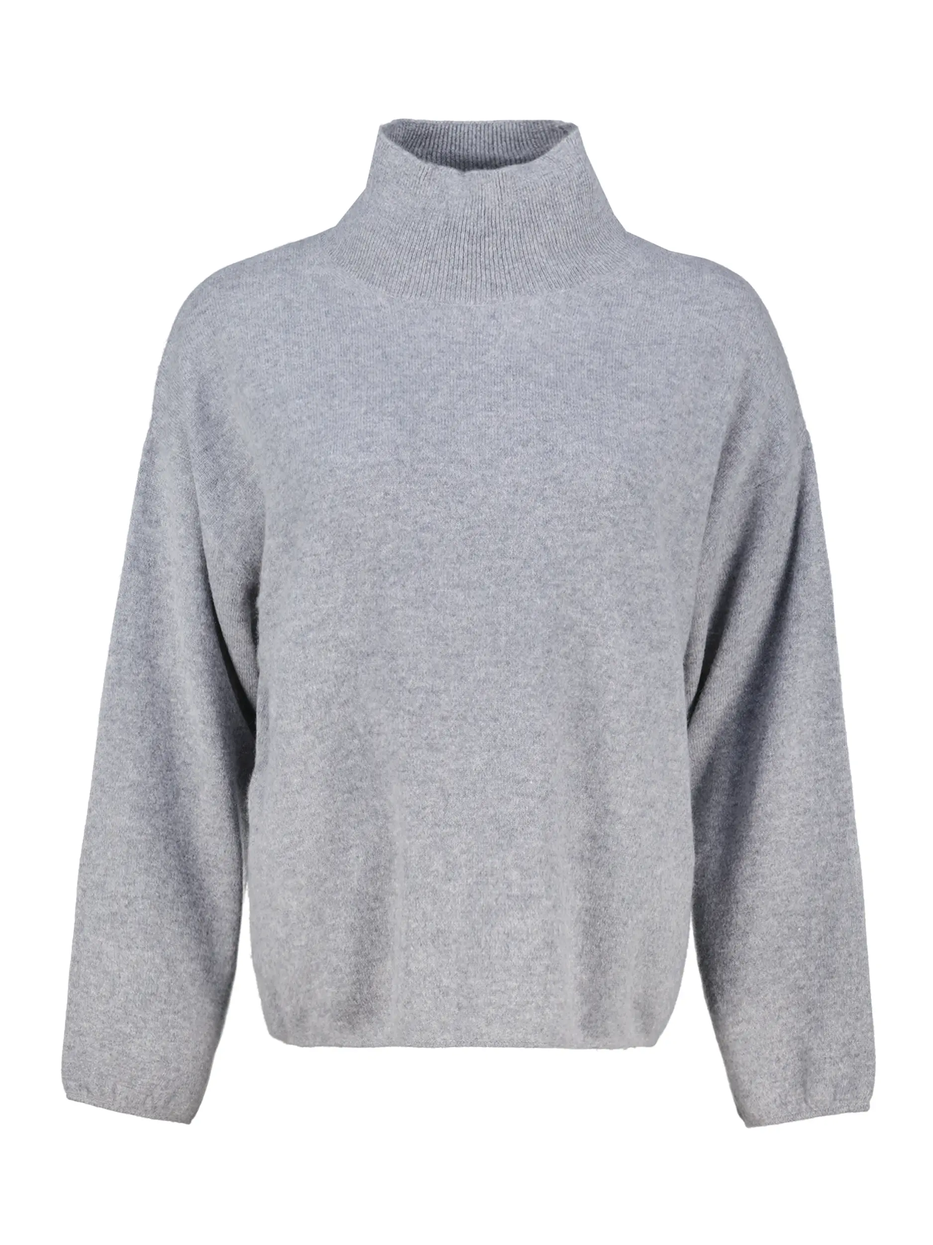 Pullover aus Kaschmir langarm - Artikel Vorderseite - Farbe: Grau