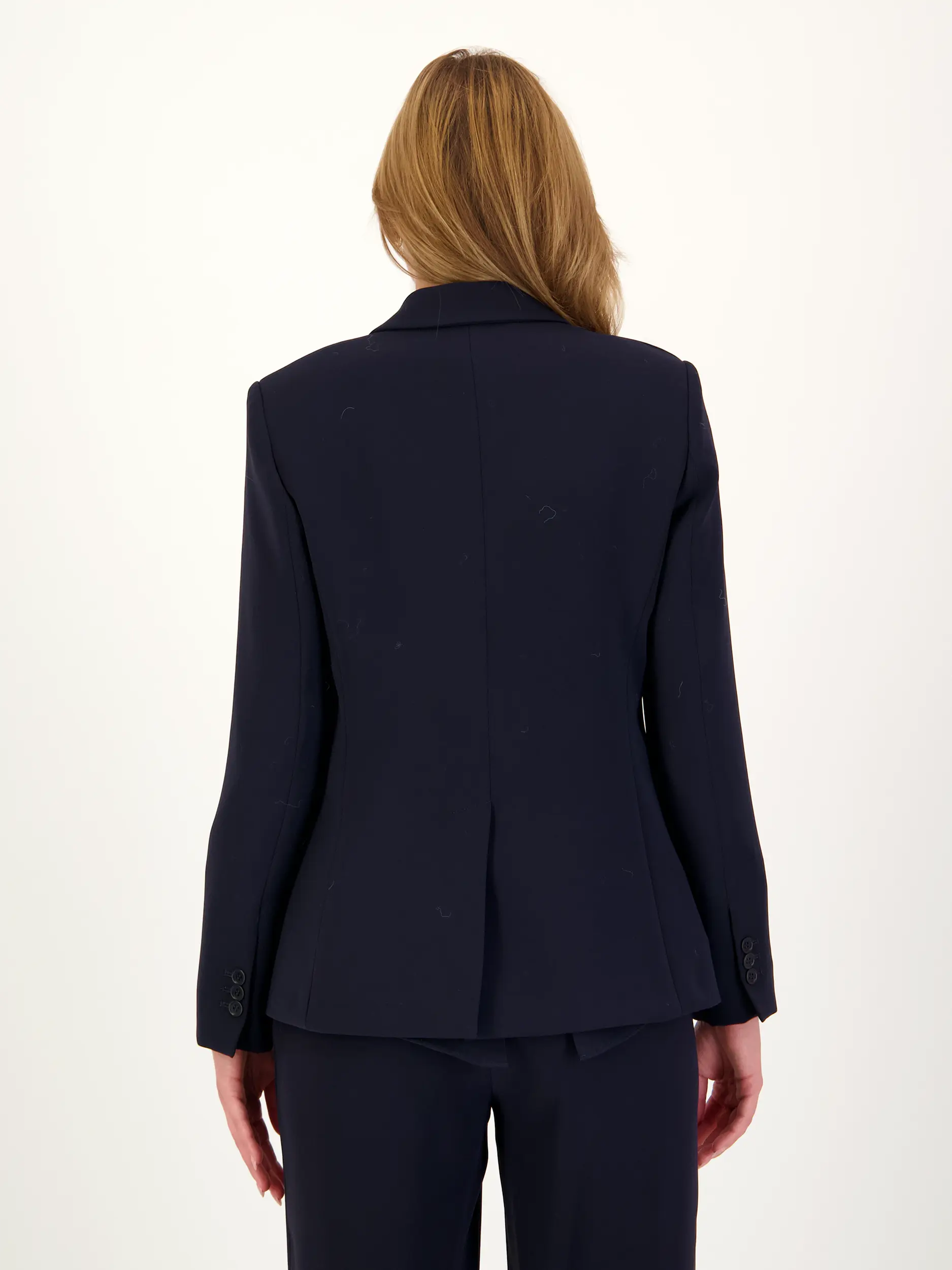 Blazer - Artikel Rückseite getragen von einem Modell - Farbe: Blau