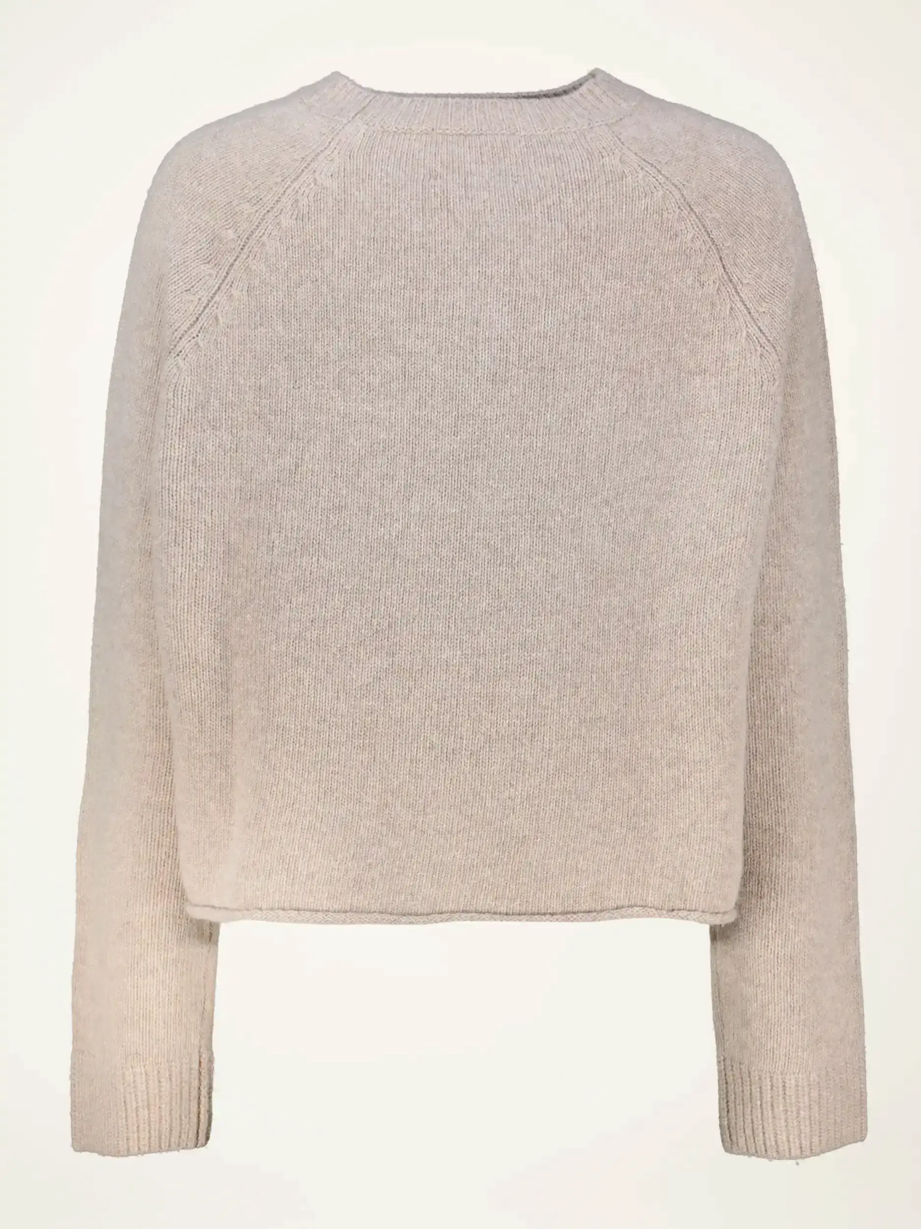 Pullover PW 'Gina' aus Kaschmir-Mix langarm - Artikel Rückseite - Farbe: Braun