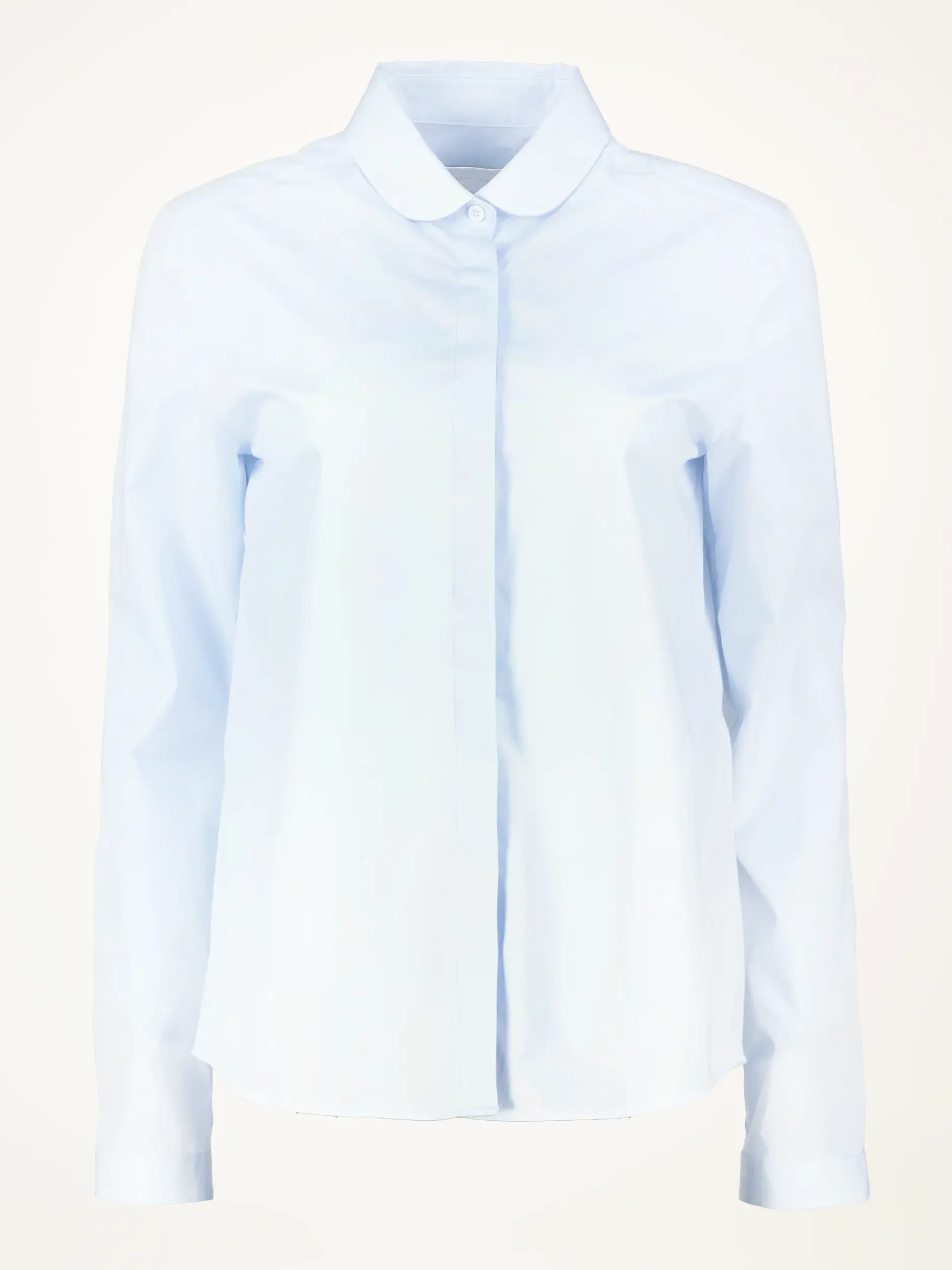 Baumwollbluse 'Asia' langarm - Artikelansicht - Farbe: Blau
