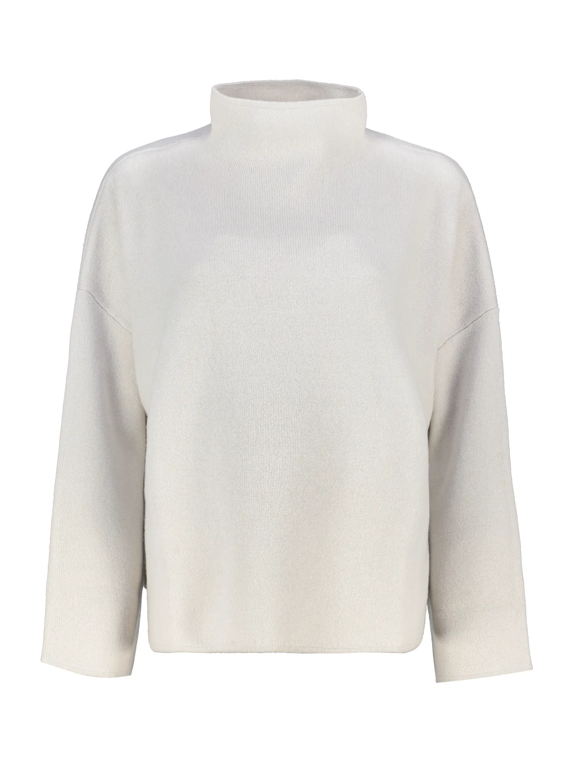 Pullover aus Wolle langarm - Artikel Vorderseite - Farbe: Grau