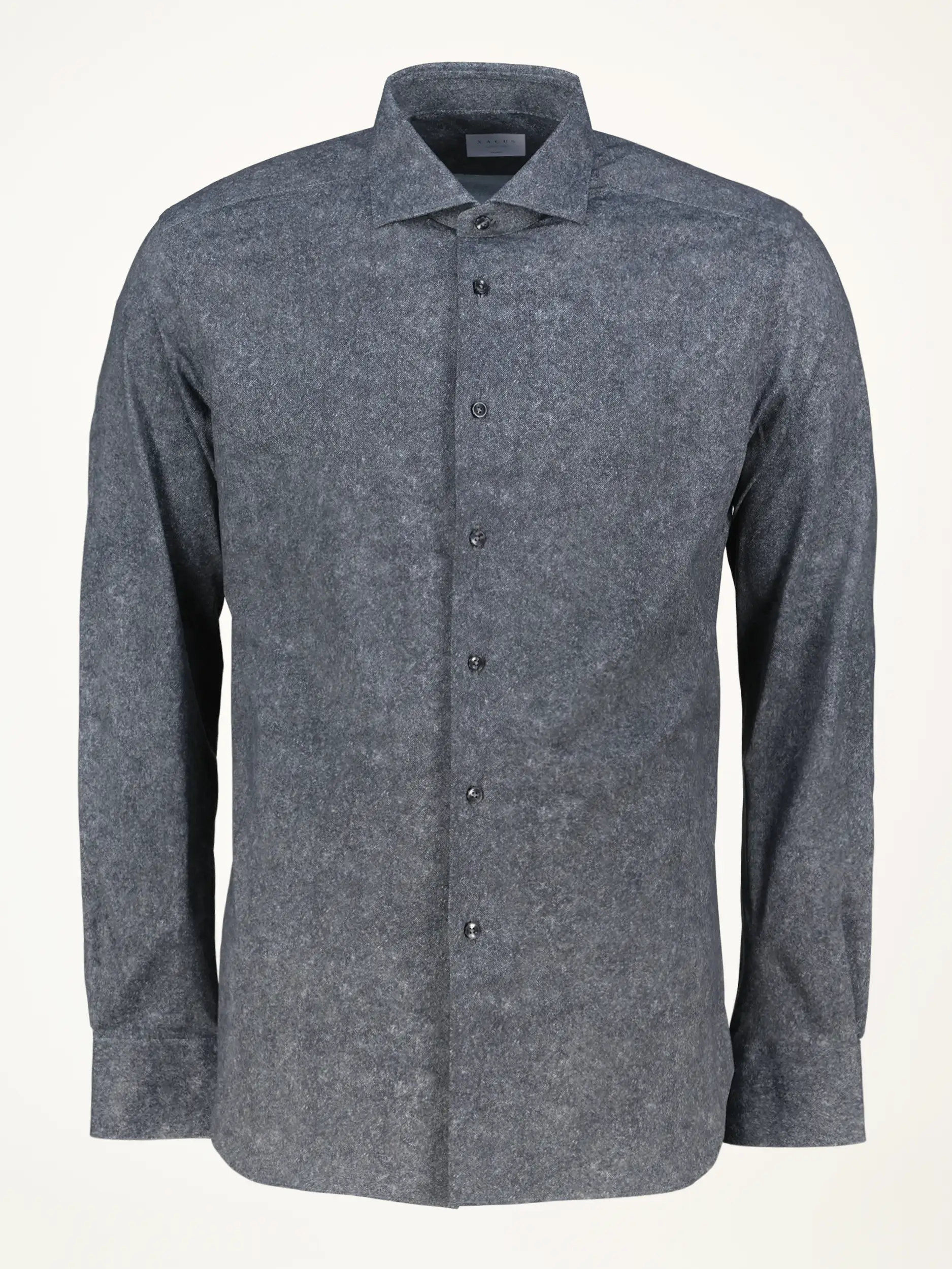 Tailored Fit Hemd mit Haifischkragen langarm - Artikelansicht - Farbe: Grau