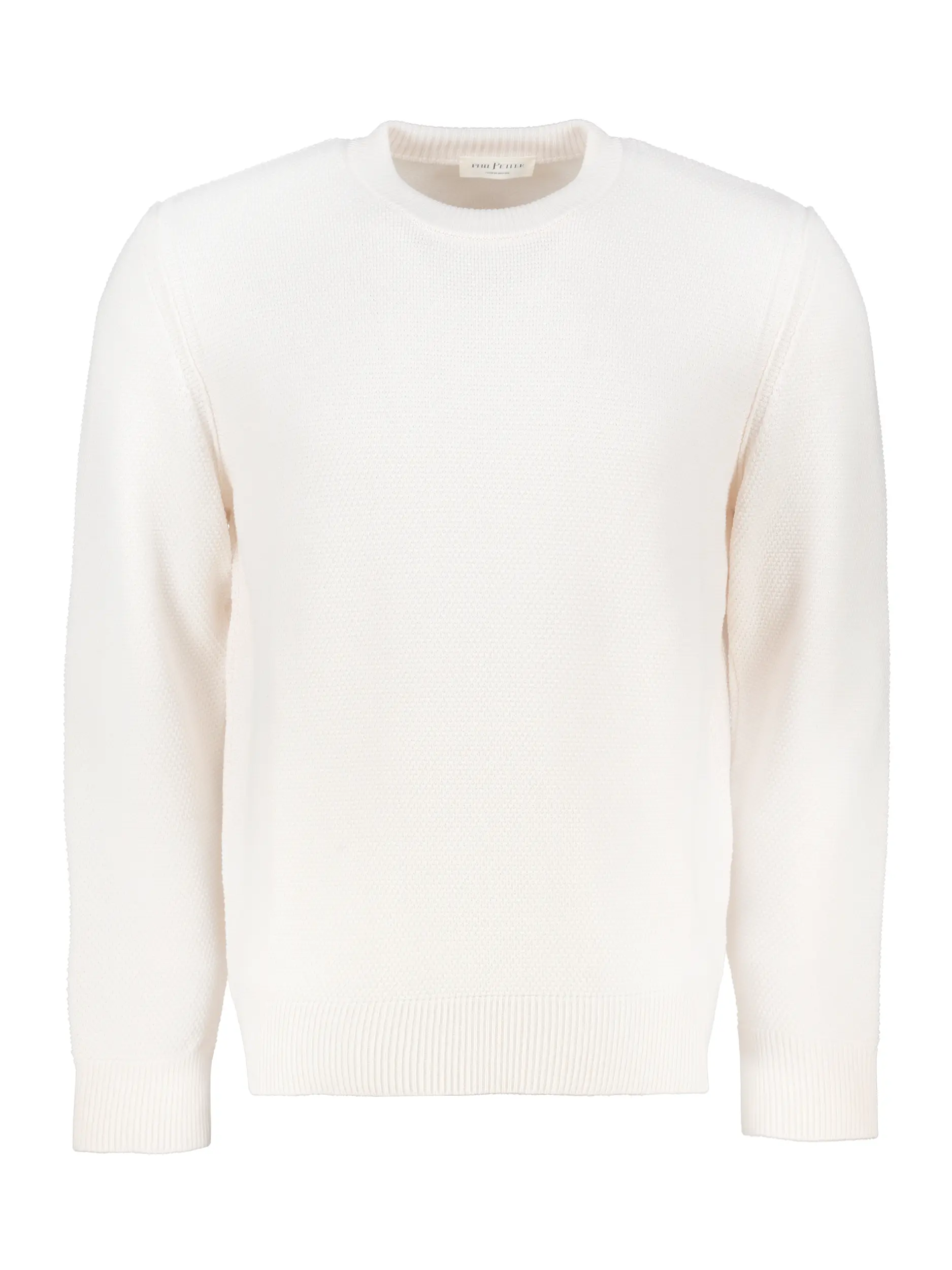 Pullover aus Wolle langarm - Artikel Vorderseite - Farbe: Creme