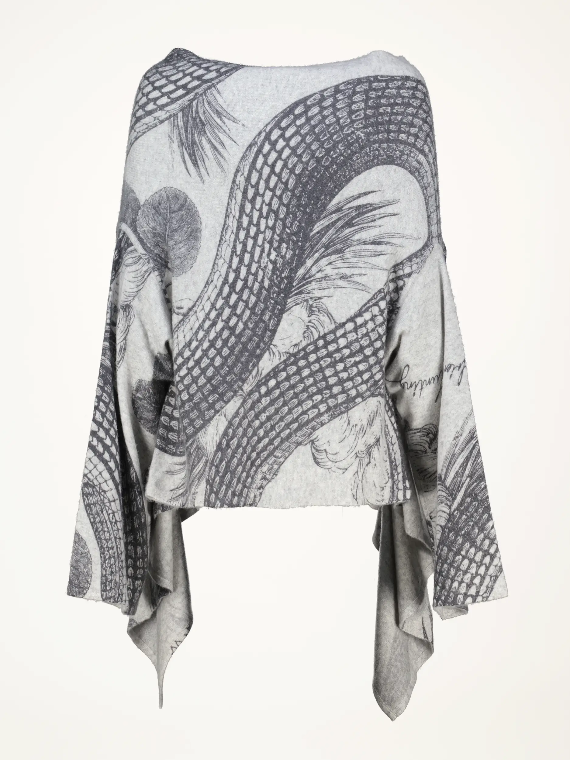 Strickjacke - Artikel Rückseite - Farbe: Grau