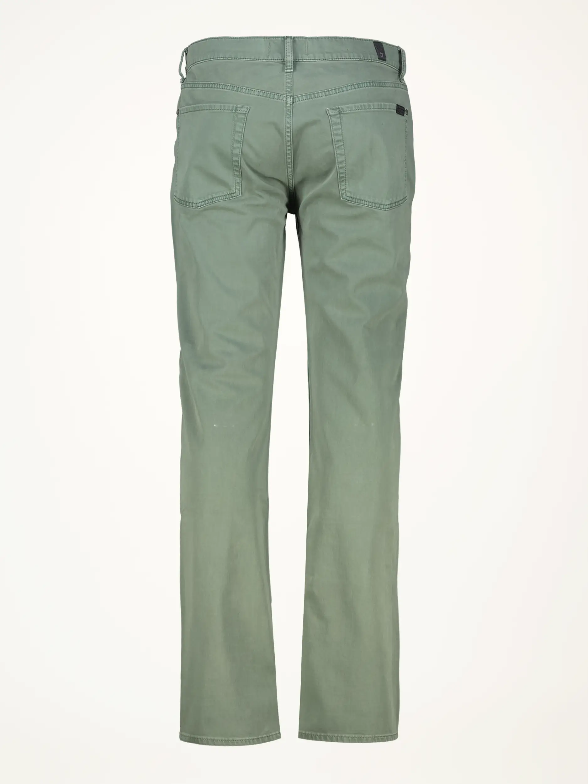 Mid Rise Straight Leg Hose  - Artikel Rückseite - Farbe: Grün