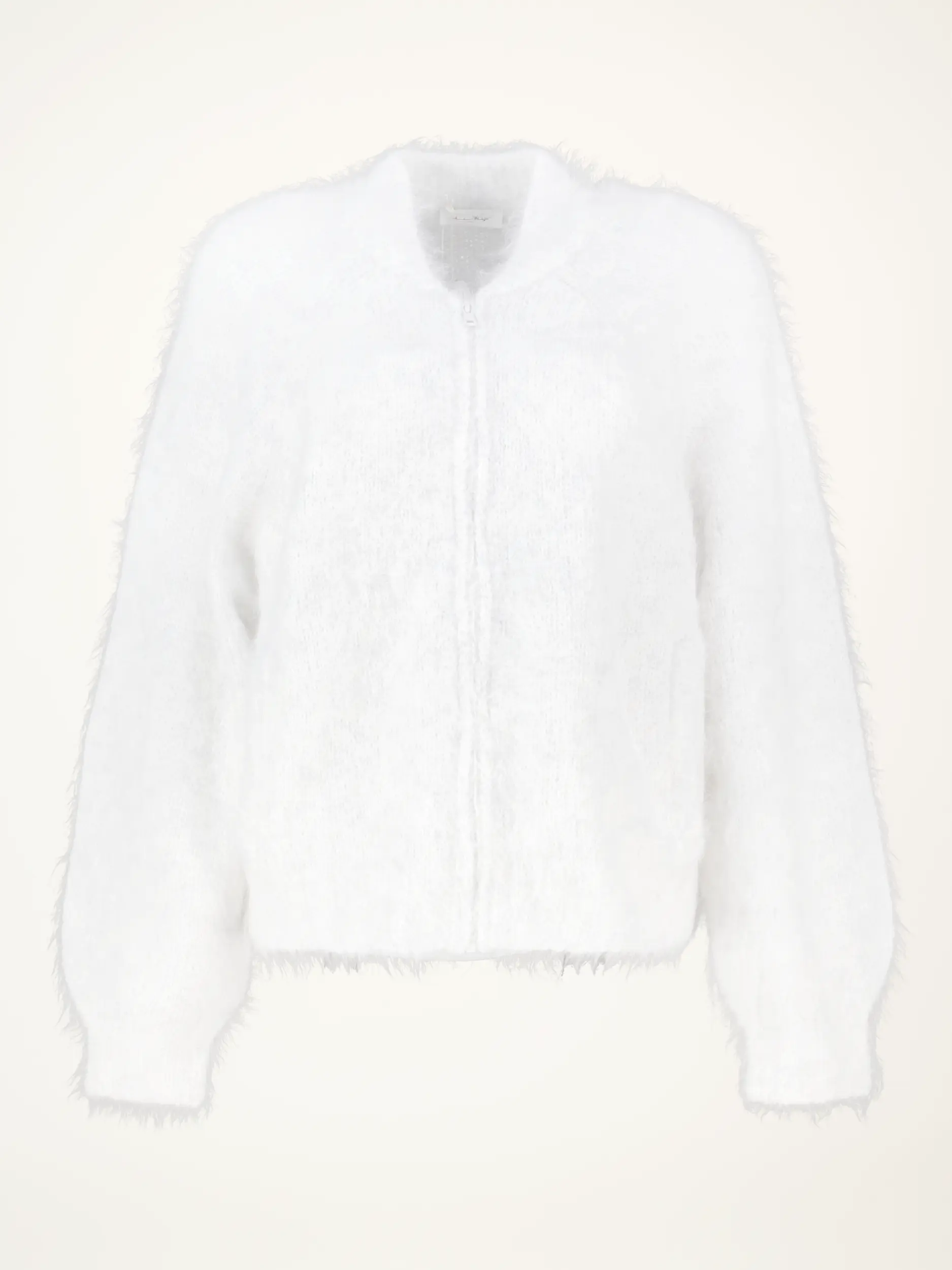 Strickjacke 'Nib' langarm - Artikelansicht - Farbe: Grau