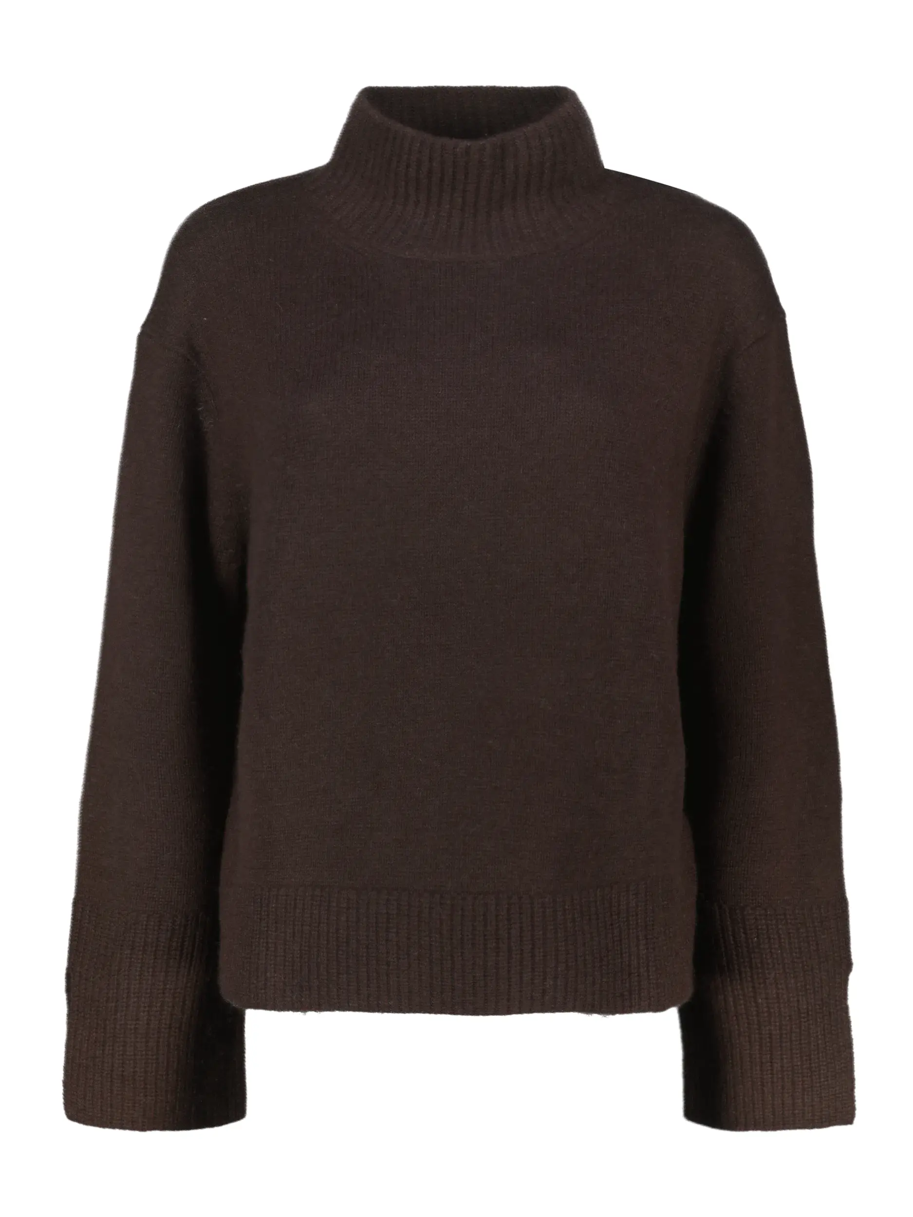 Pullover aus Wolle langarm - Artikel Vorderseite - Farbe: Braun