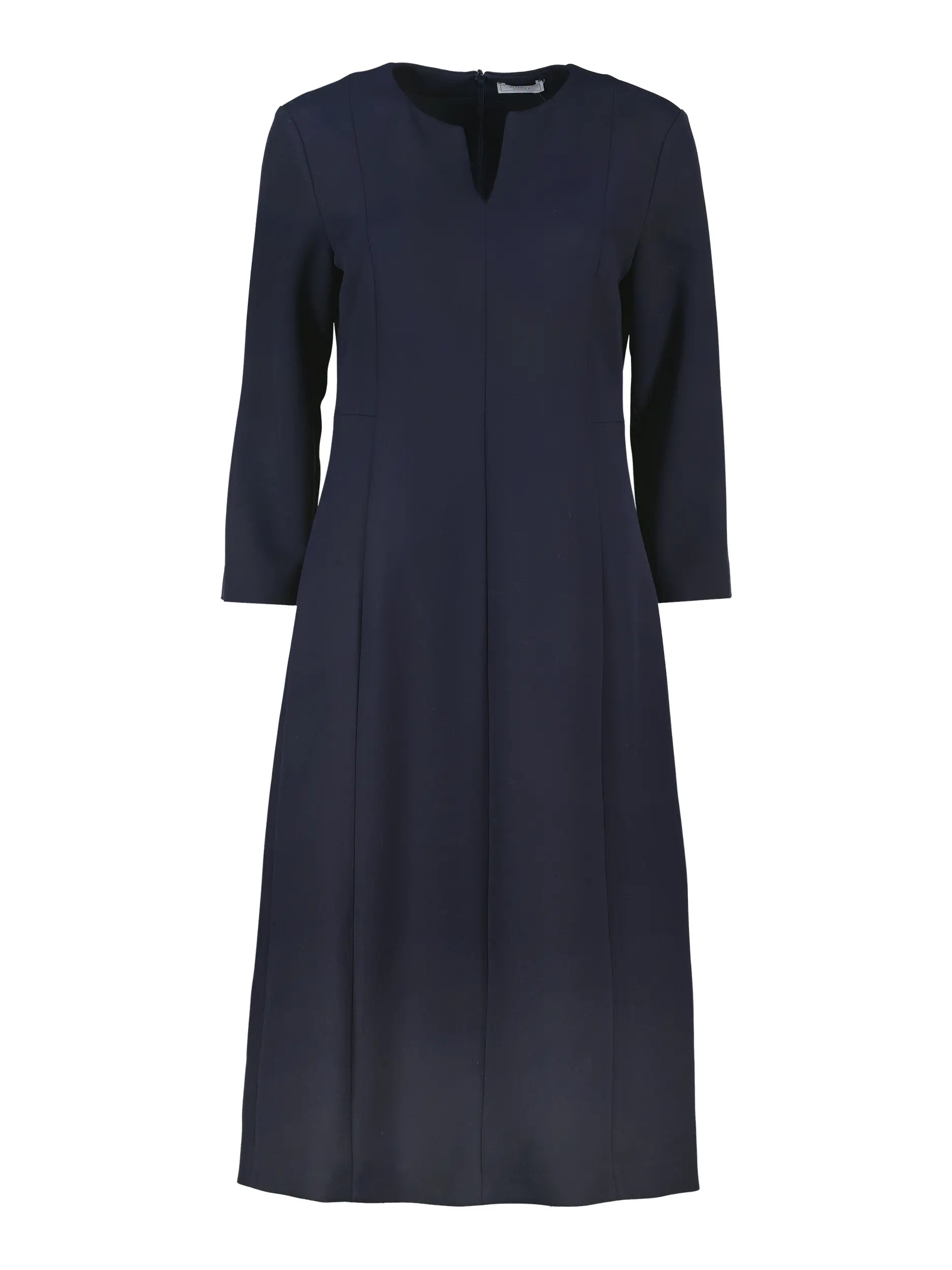 Midikleid langarm - Artikel Vorderseite - Farbe: Blau