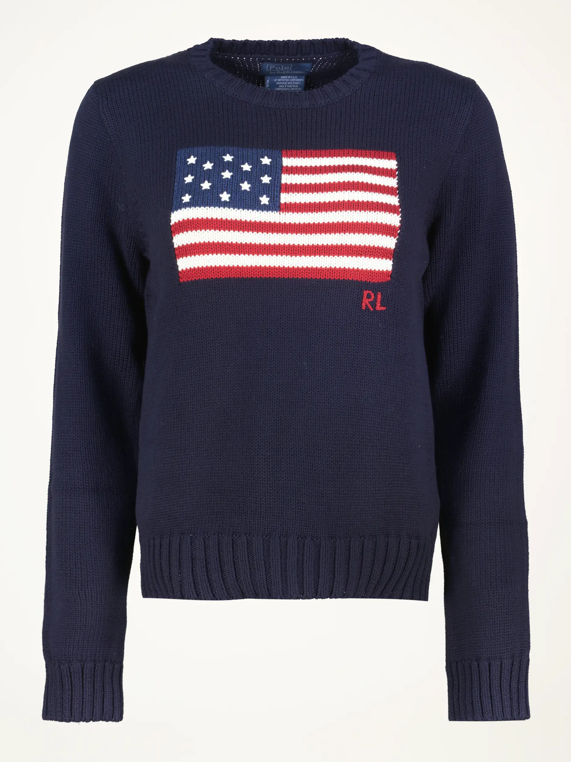 Pullover mit Logo langarm - Artikelansicht - Farbe: Blau