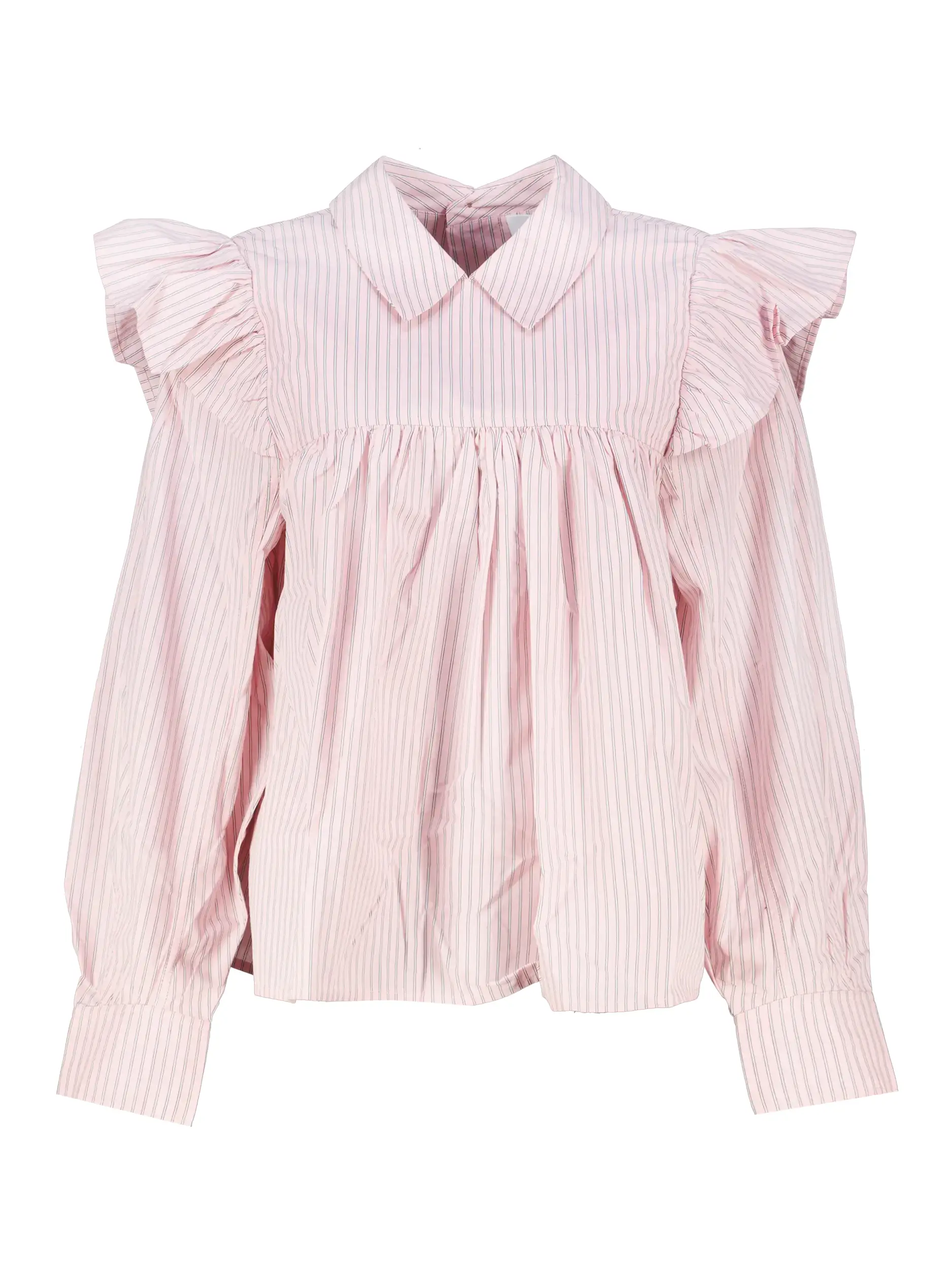 Gestreifte Bluse  - Artikel Vorderseite - Farbe: Rosa&Pink