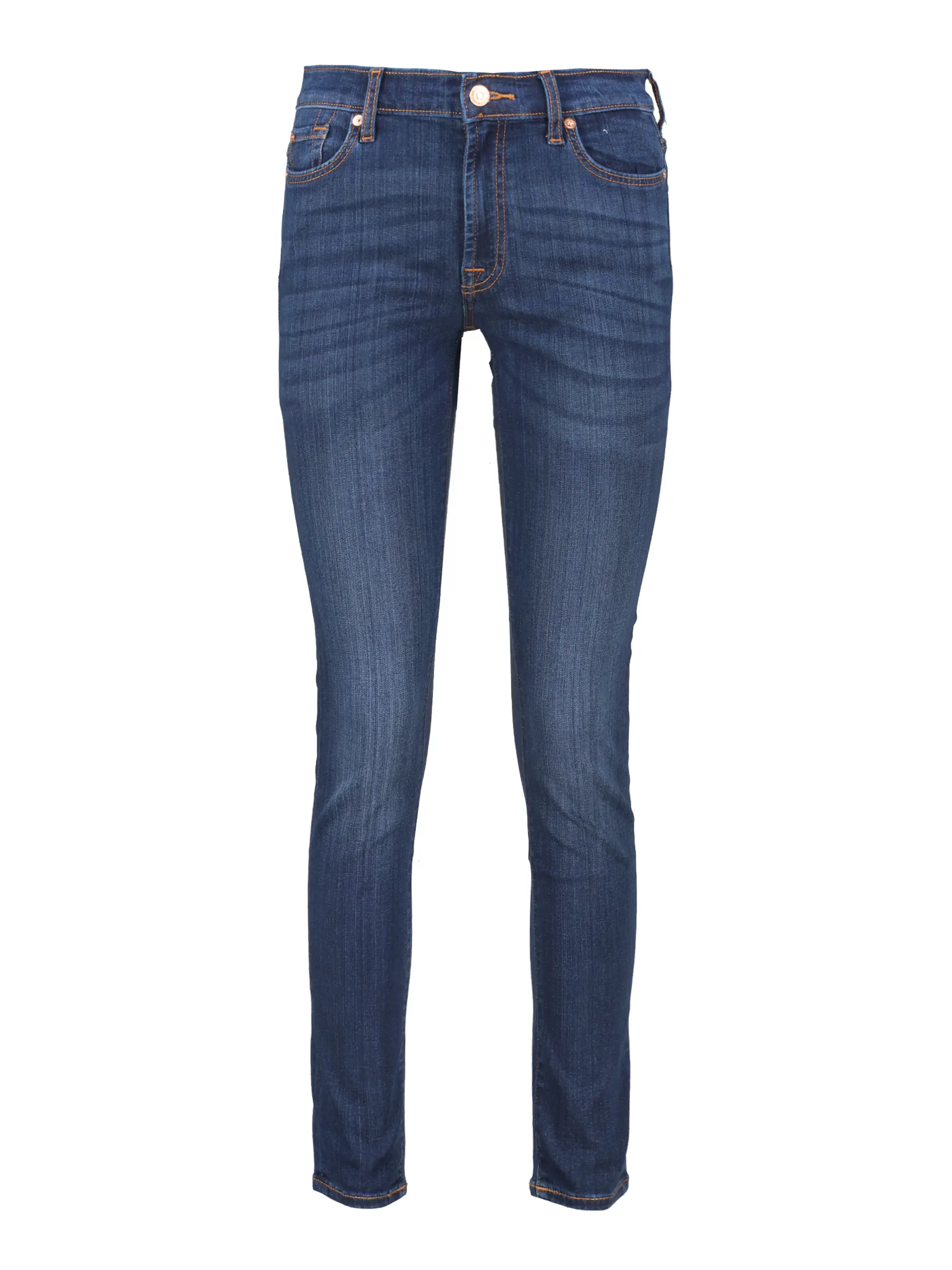 High Waist Skinny Jeans  - Artikel Vorderseite - Farbe: Blau