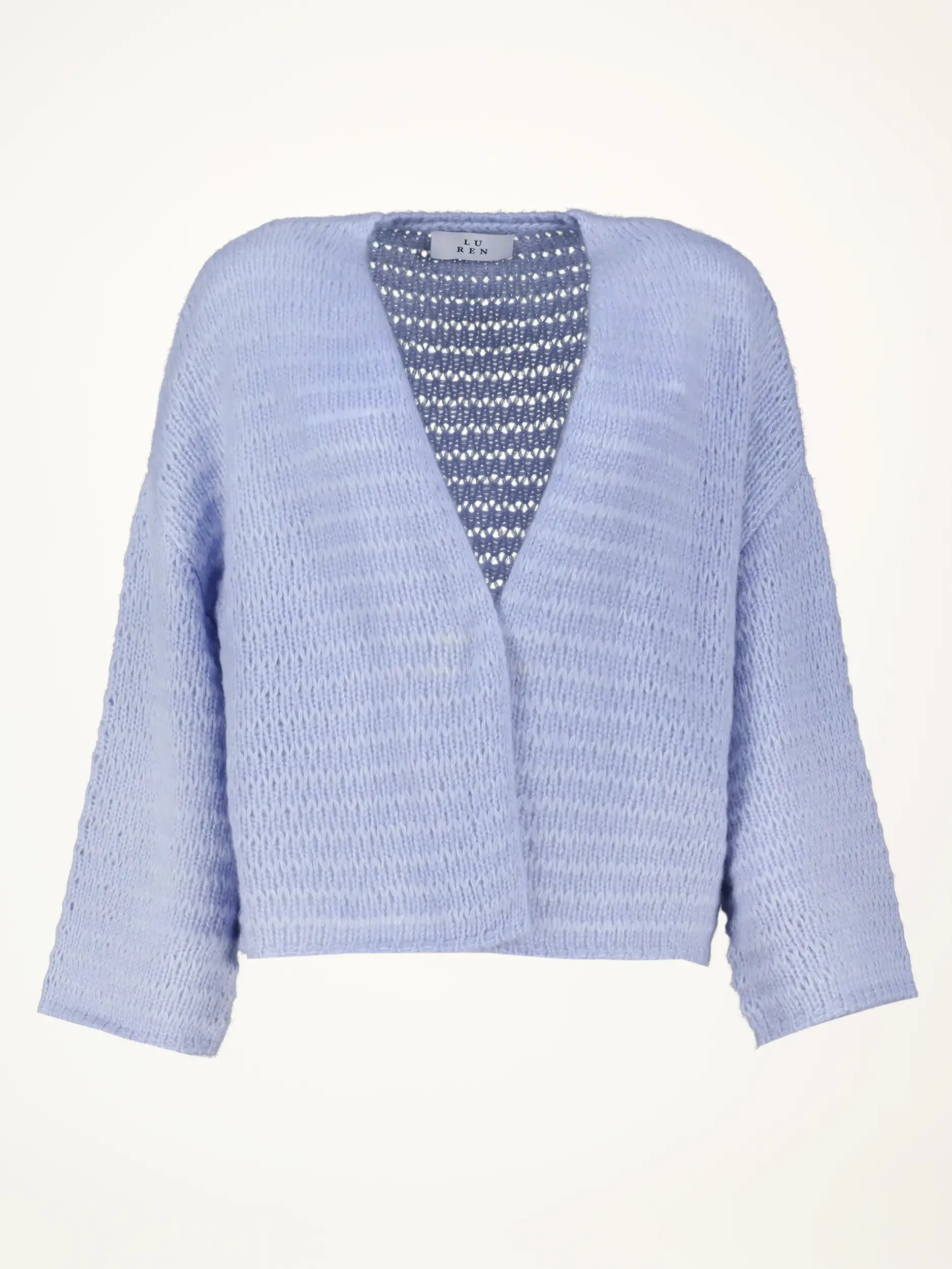 Strickjacke 'Tsuge' aus Kaschmir Seide Mix - Artikelansicht - Farbe: Blau