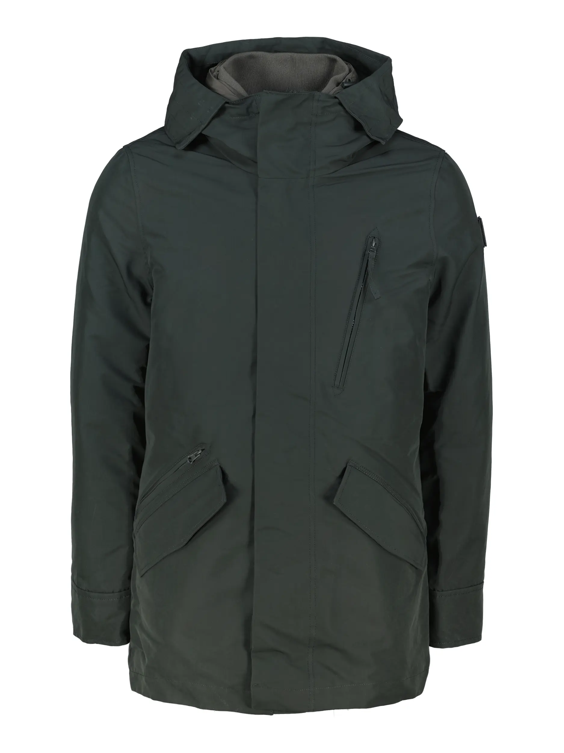 Wasserabweisende 3-in-1-Jacke 'Galena' - Artikel Vorderseite - Farbe: Grün
