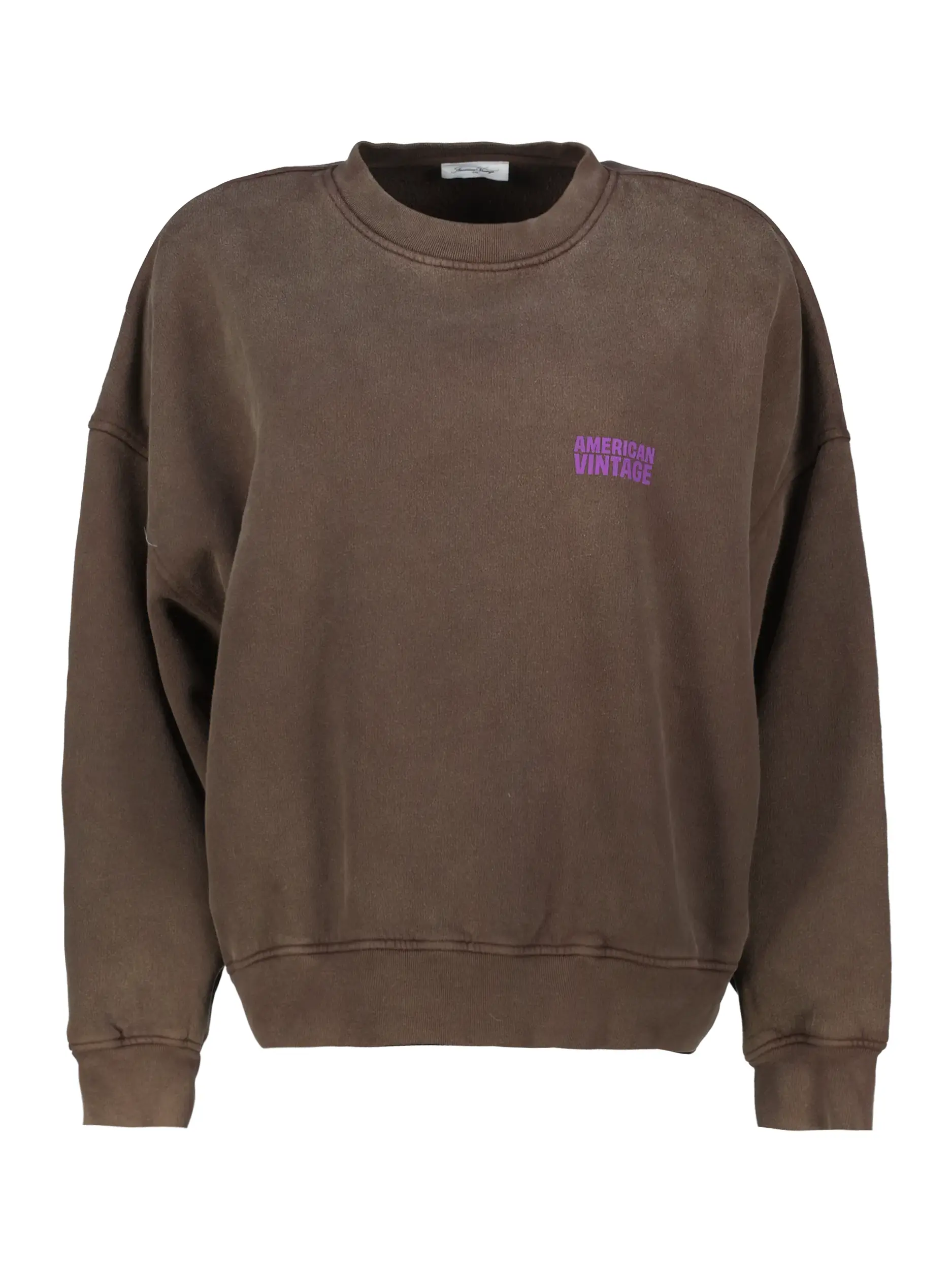 Sweatshirt 'Plizzy' - Artikel Vorderseite - Farbe: Braun