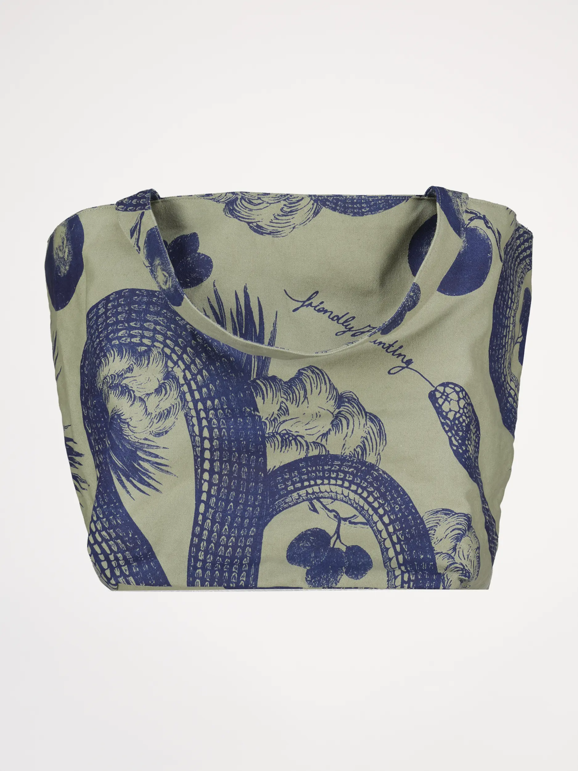 Canvas Wendetasche - Artikel Rückseite - Farbe: Blau