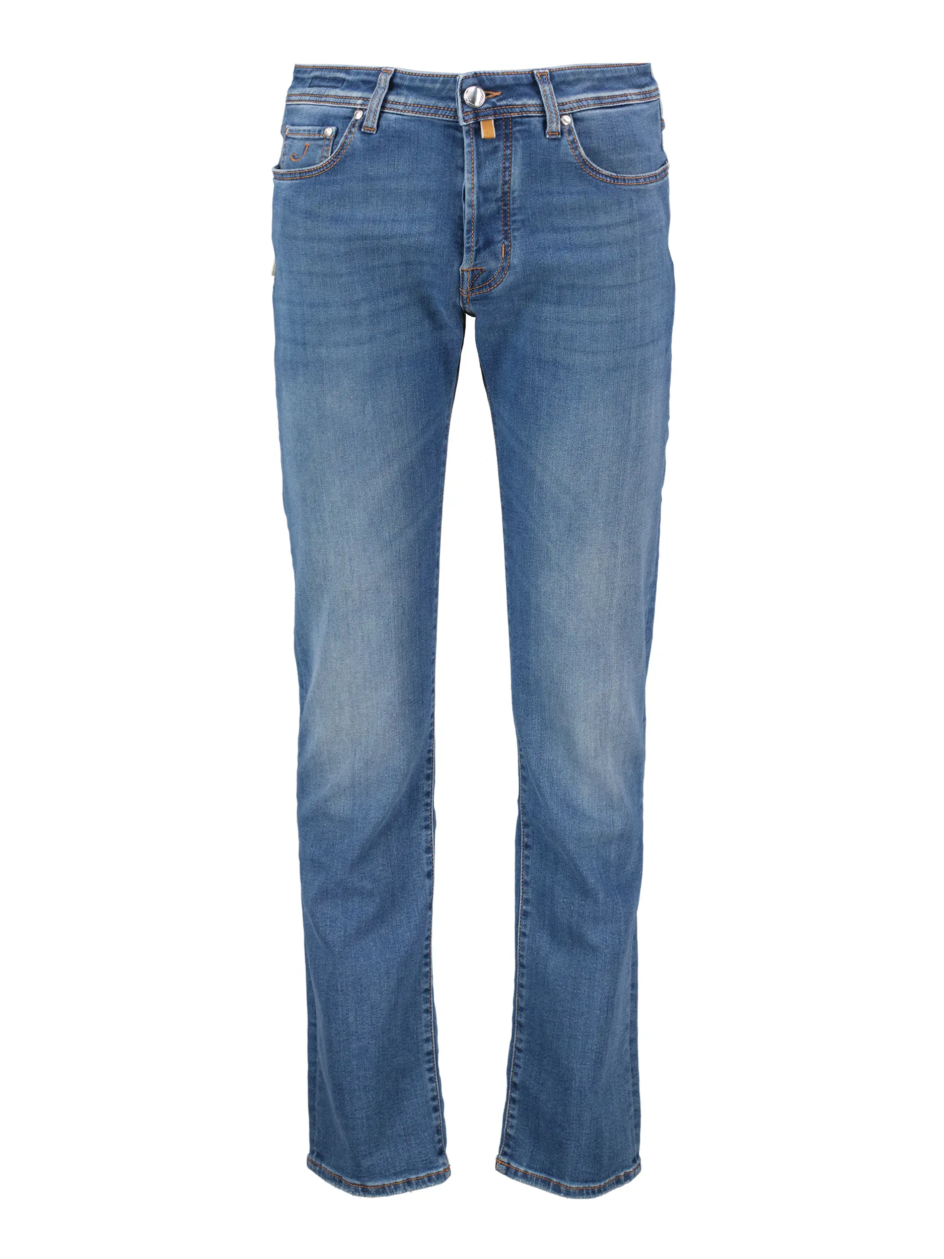 Mid Rise Slim Fit Jeans 'Bard' - Artikel Vorderseite - Farbe: Blau