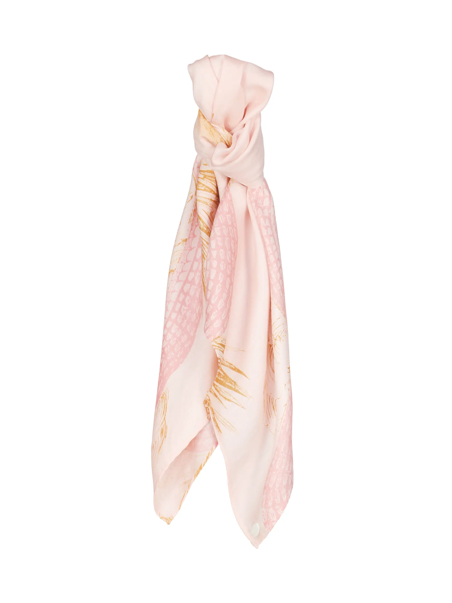 Tuch 'Garden Eden' aus Seide - Artikel Vorderseite - Farbe: Rosa&Pink