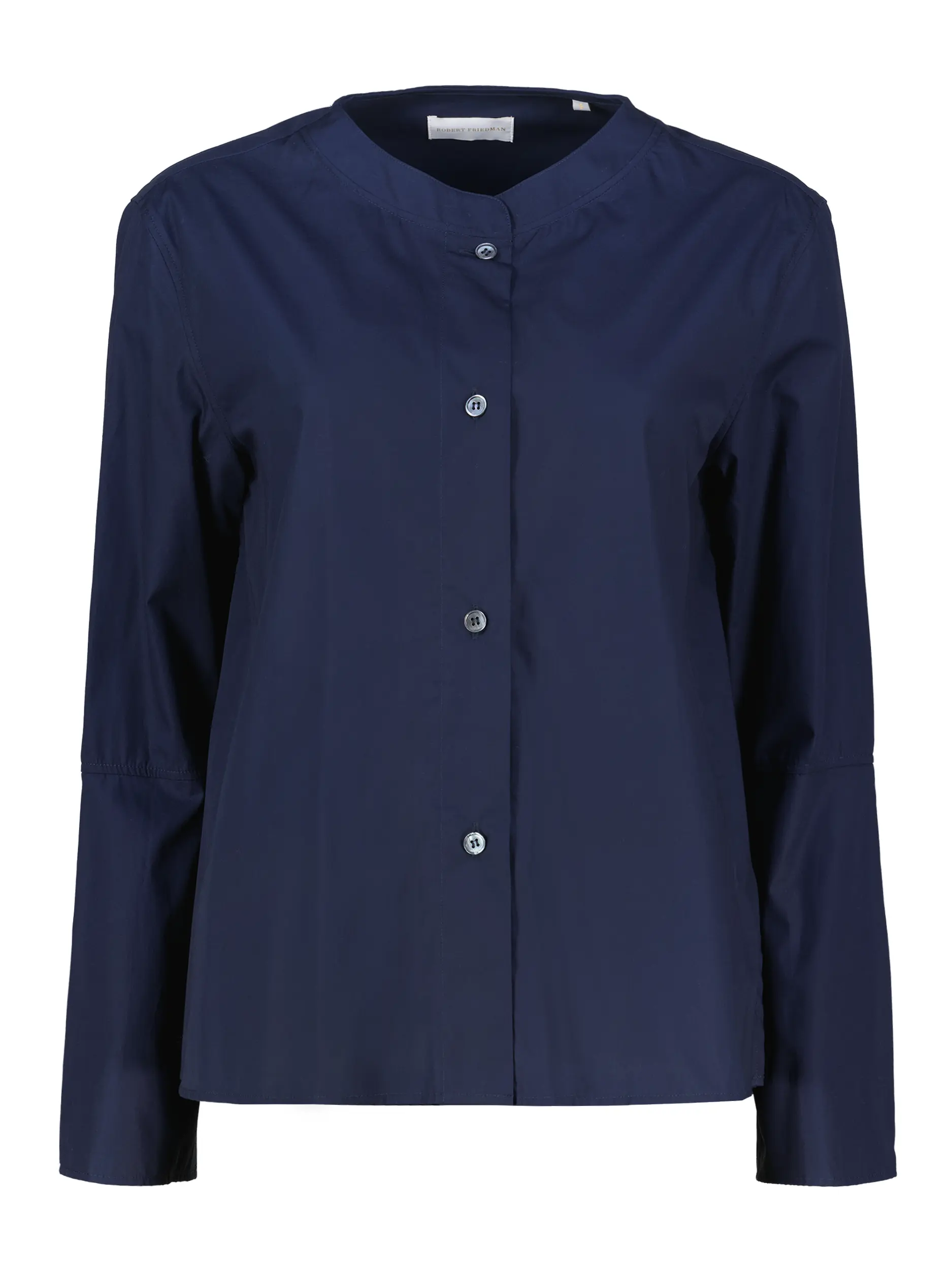 Baumwollbluse 'Zoe' - Artikel Vorderseite - Farbe: Blau