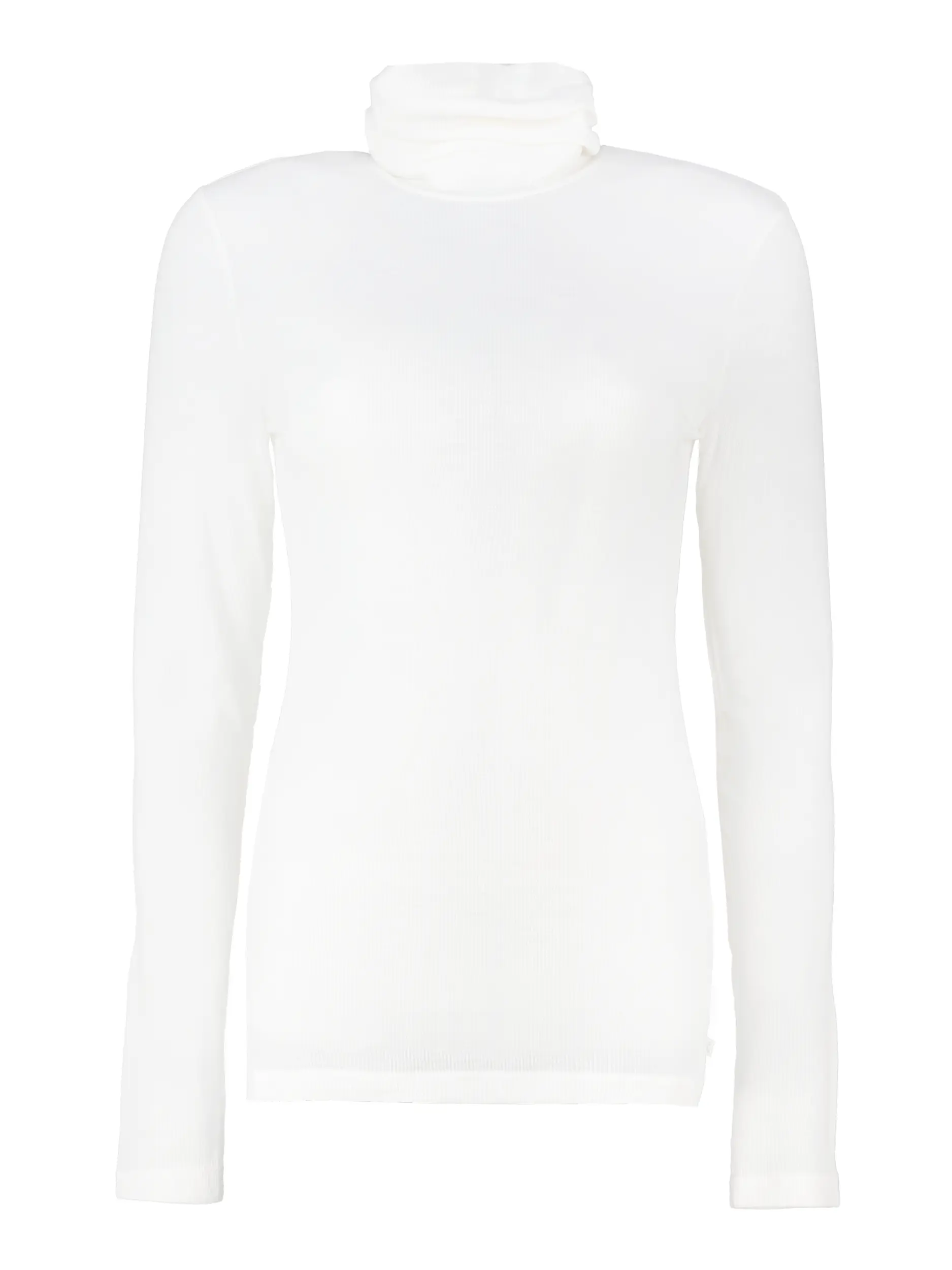 Langarmshirt mit Rollkragen - Artikel Vorderseite - Farbe: Creme