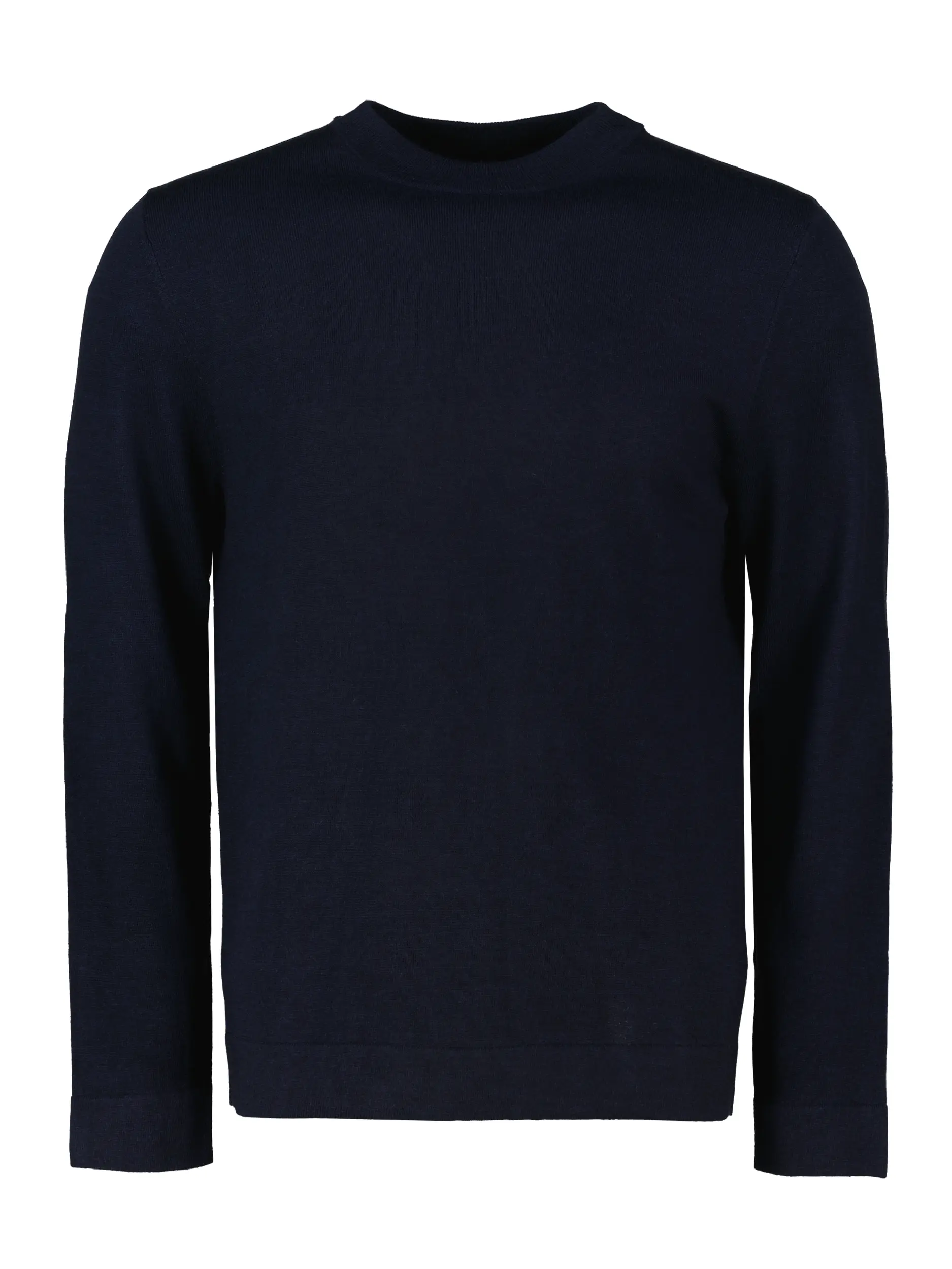 Pullover 'Arwon' aus Schurwolle langarm - Artikel Vorderseite - Farbe: Blau